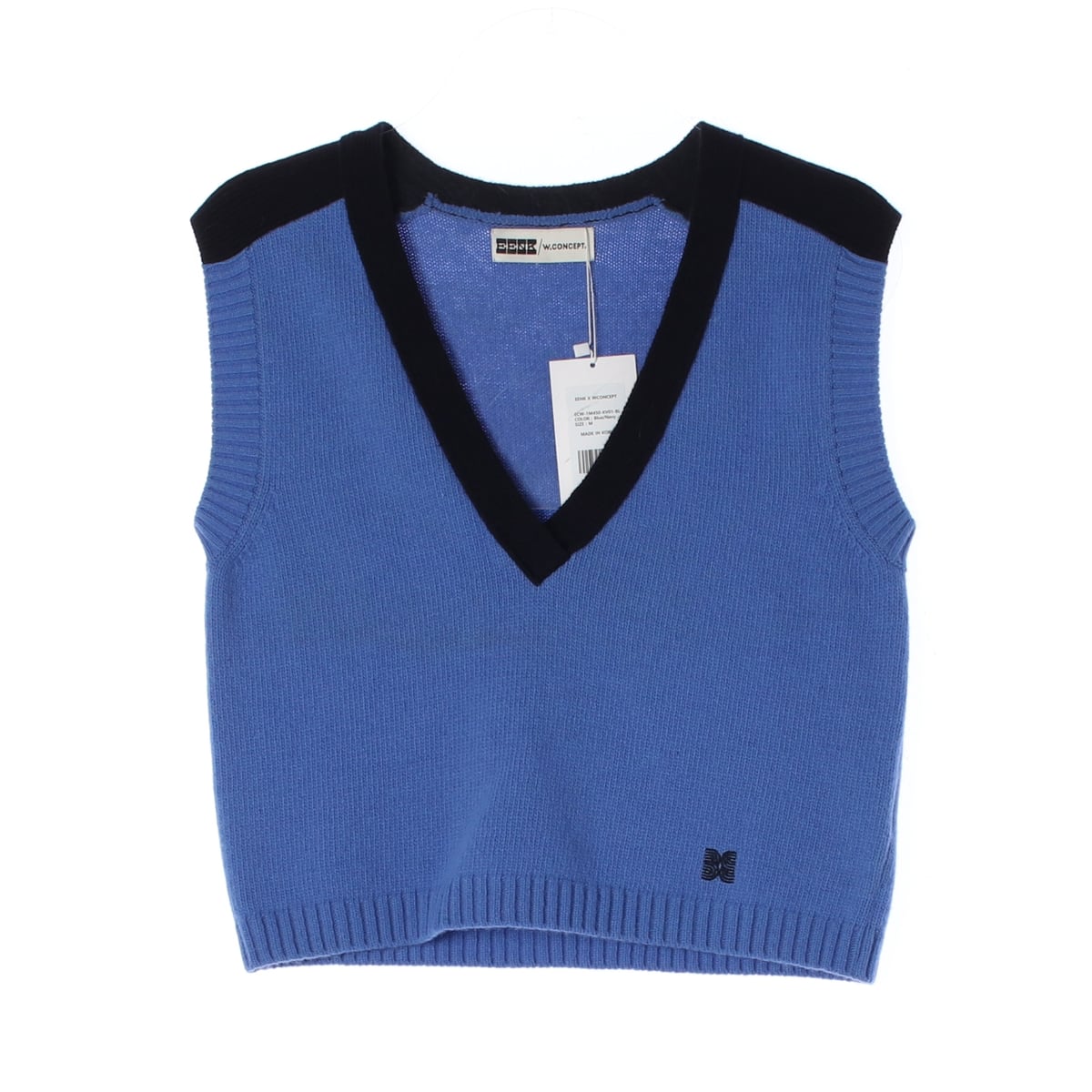 (새상품) 잉크 EENK x WCONCEPT 22FW 울 캐시미어 니트 베스트 상세 이미지 1