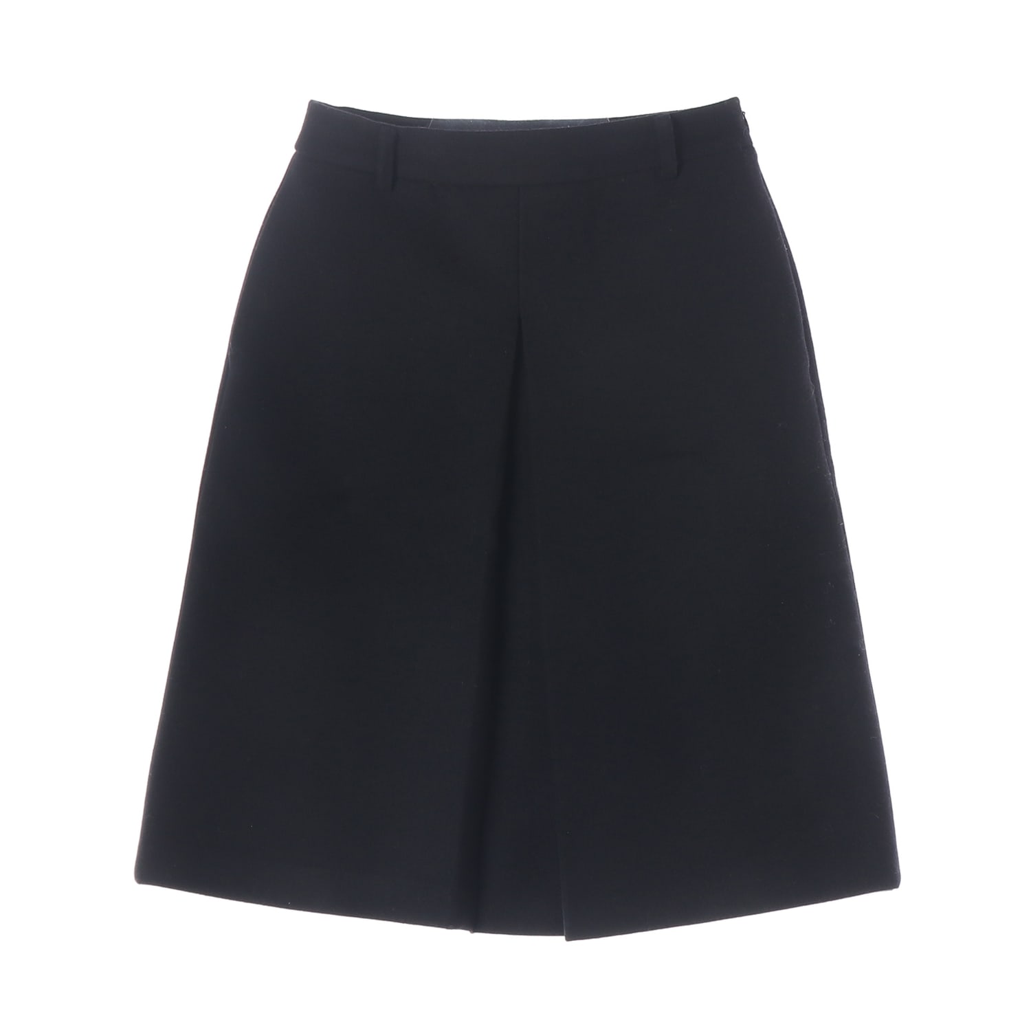 앤유 24FW 울 블렌드 스커트 치마 블랙 이미지 1