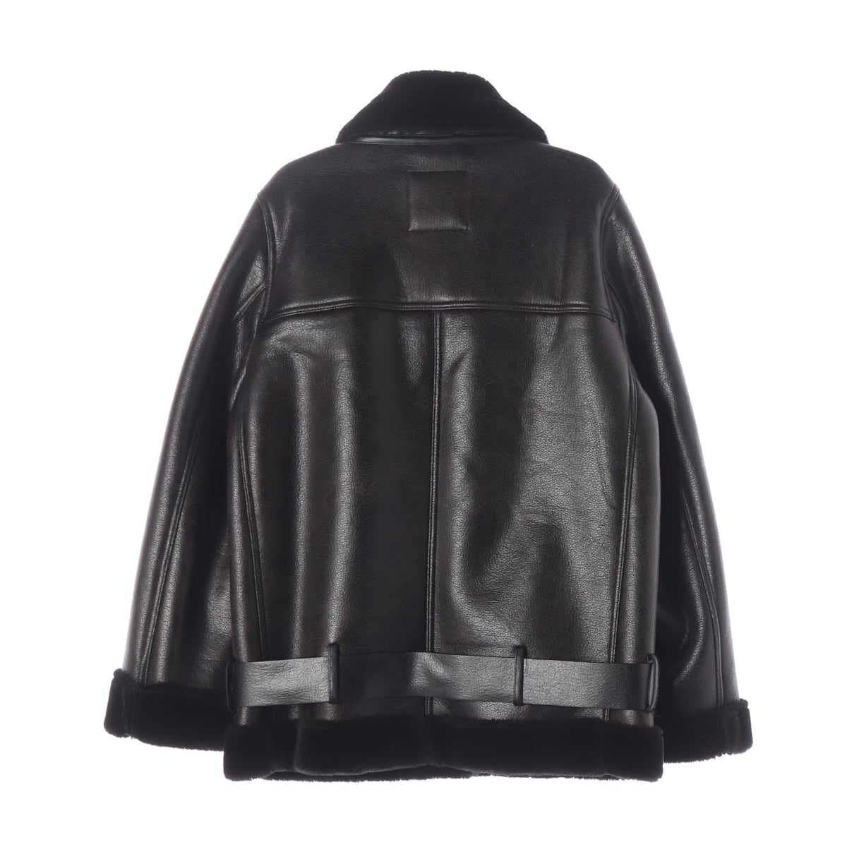 자라 ZARA 페이크 레더 무스탕 재킷 상세 이미지 2