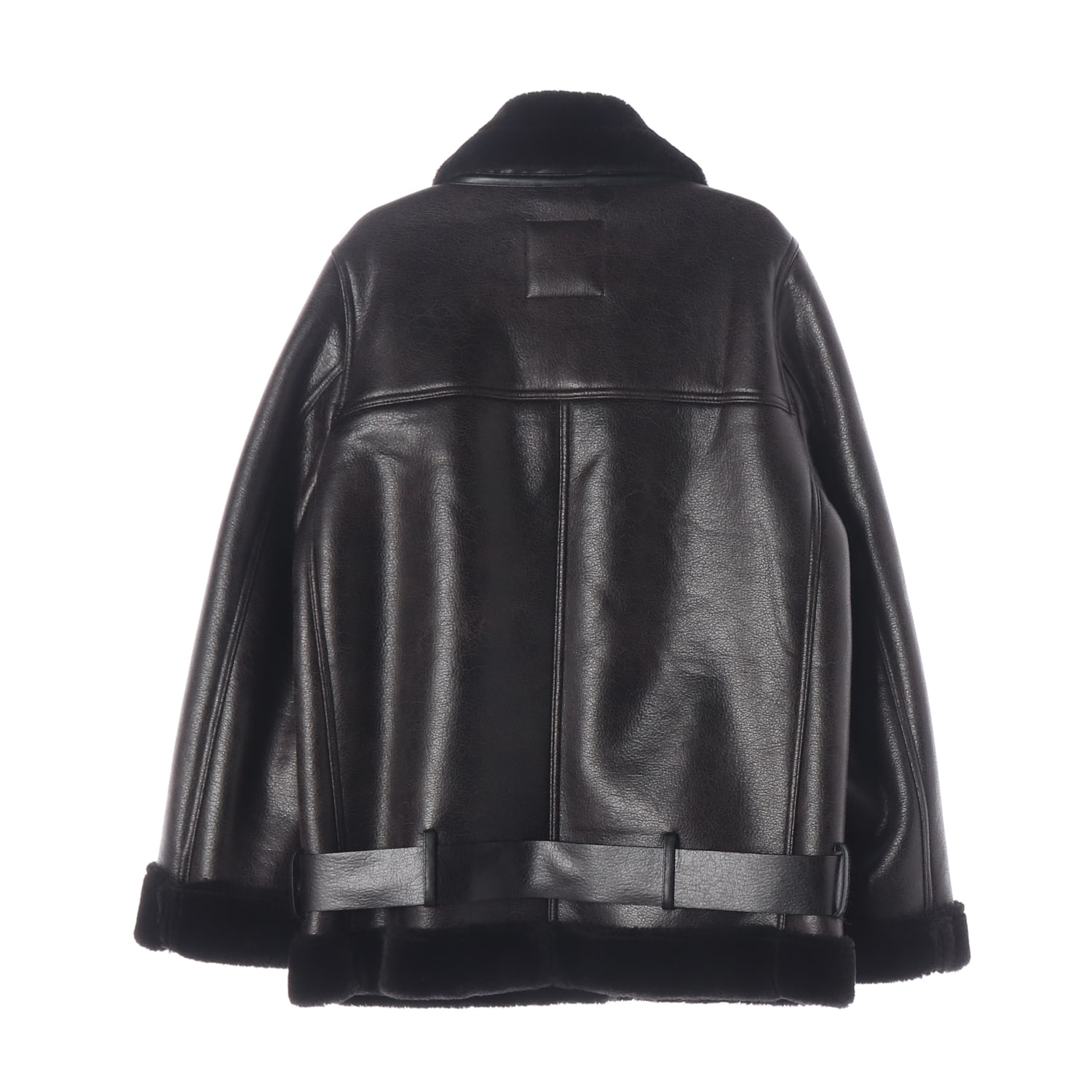 자라 ZARA 페이크 레더 무스탕 재킷 이미지 2