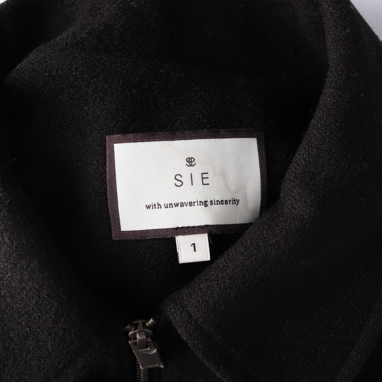시에 SIE 24FW 크롭 집업 울 블렌드 재킷 이미지 3