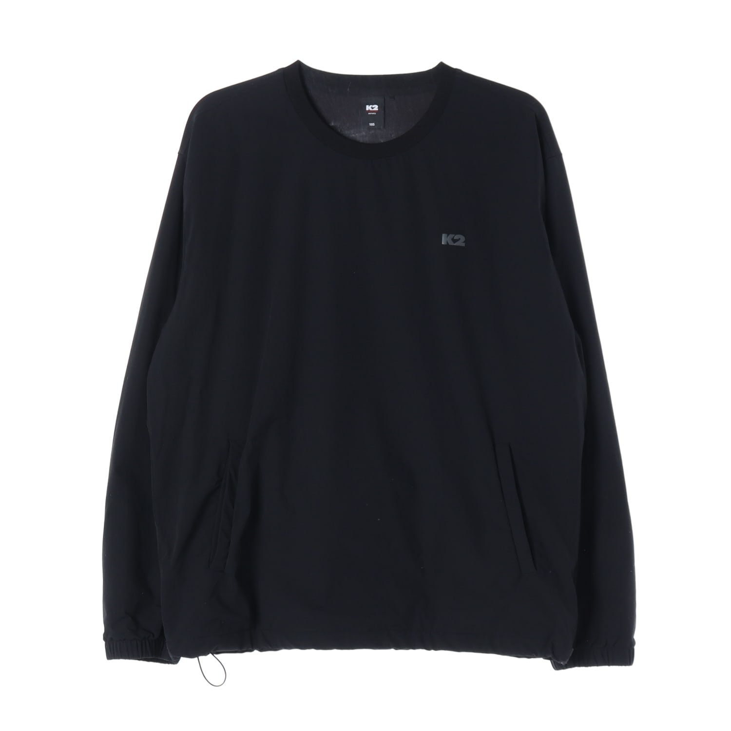 케이투 K2 24FW 플라이워크 우븐 맨투맨 블랙 이미지 1