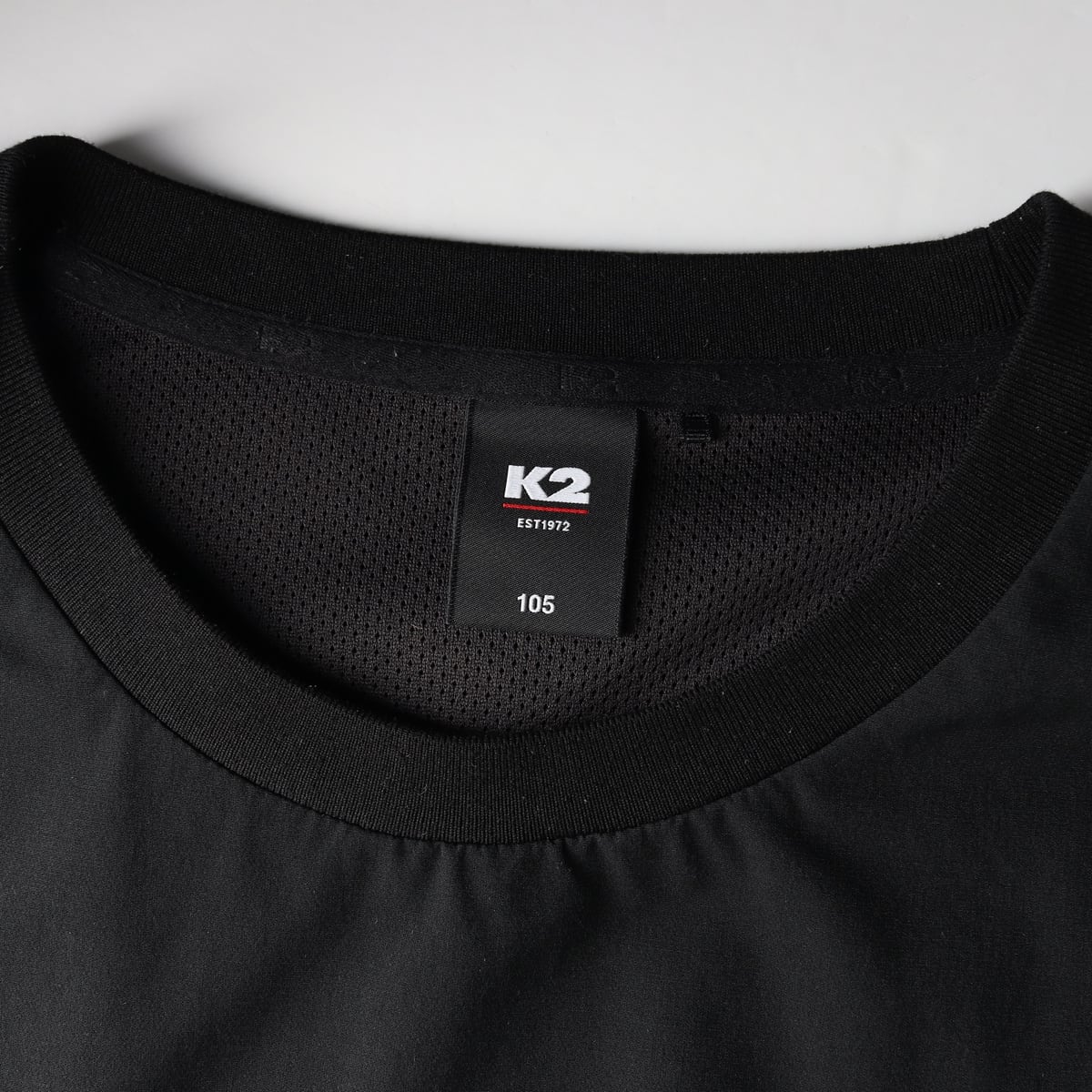 케이투 K2 24FW 플라이워크 우븐 맨투맨 블랙 상세 이미지 3