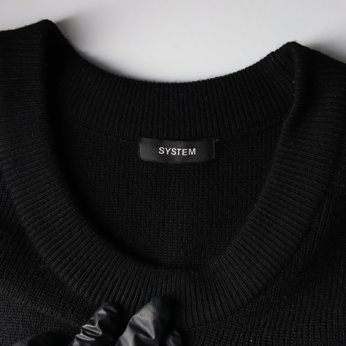 시스템 옴므 22FW 울 블렌드 레이어드 니트 조끼 베스트 상세 이미지 3