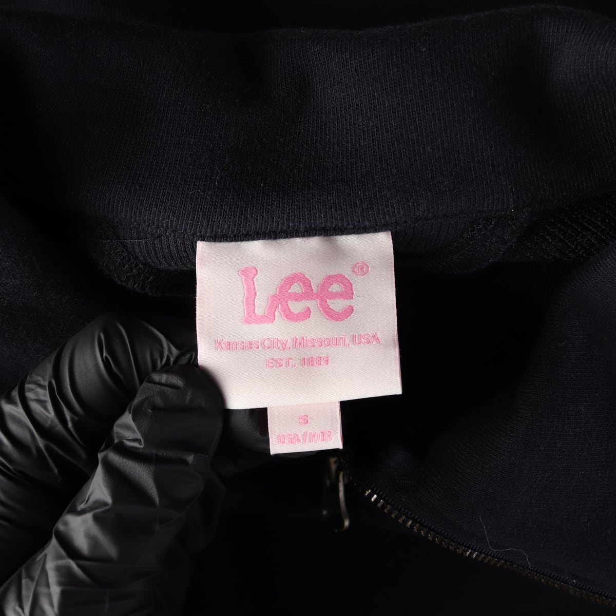 리 LEE 23FW 반집업 카라 스웻 원피스 상세 이미지 3