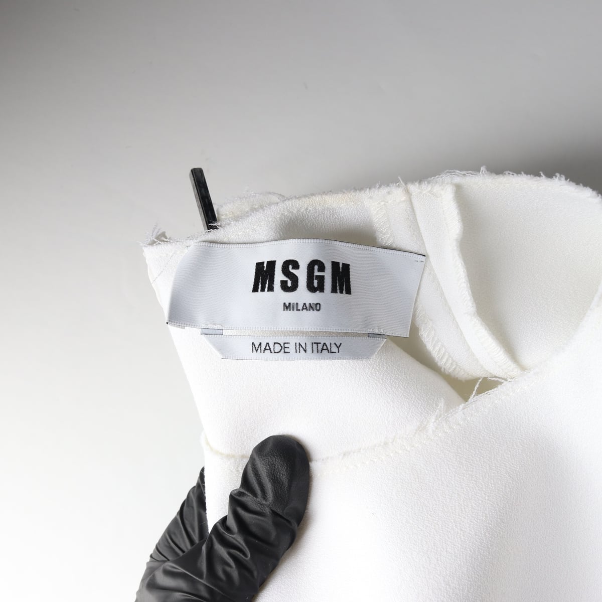 엠에스지엠 MSGM 빈티지 페플럼 반팔 블라우스 상세 이미지 3