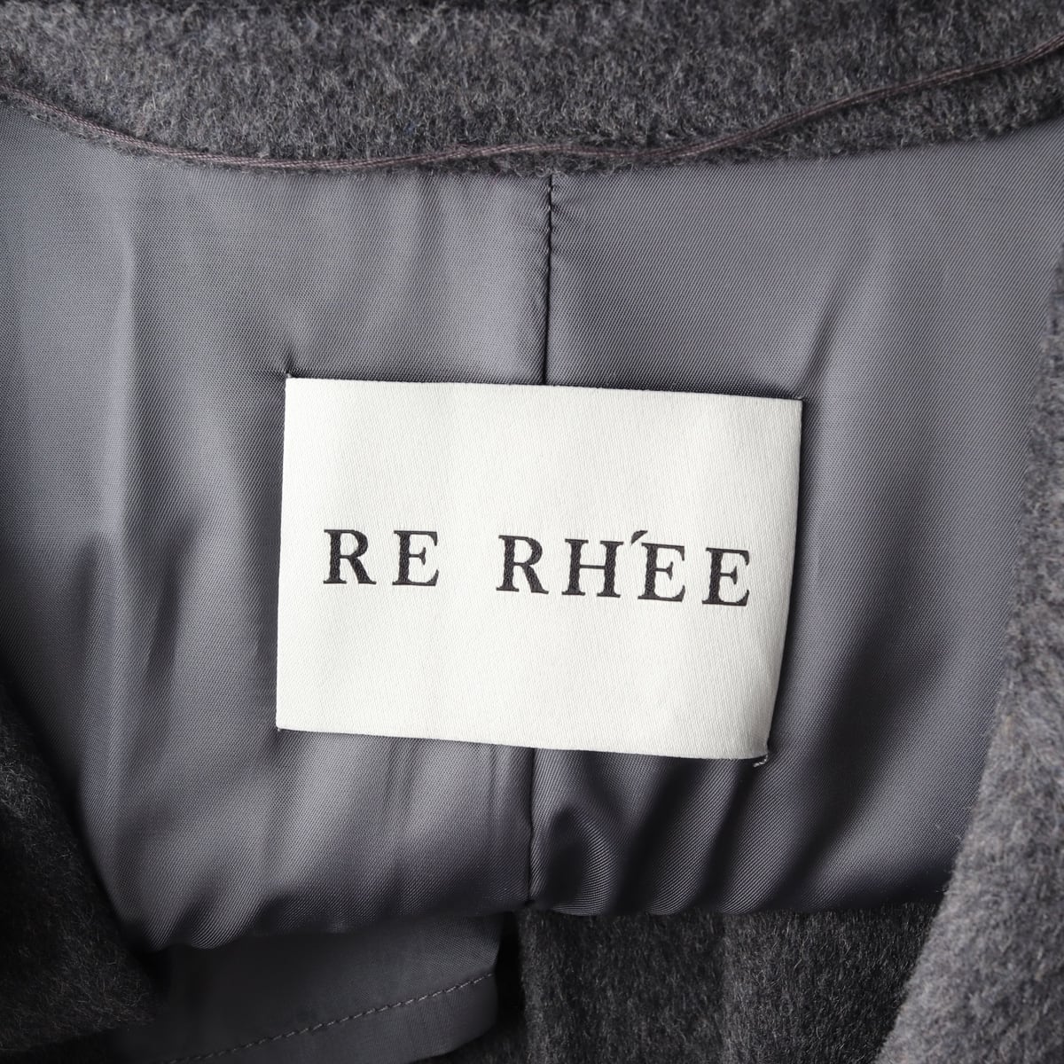 (새상품) 리이 RE RHEE 25FW 캐시미어 울 피크드 라펠 롱 코트  상세 이미지 3