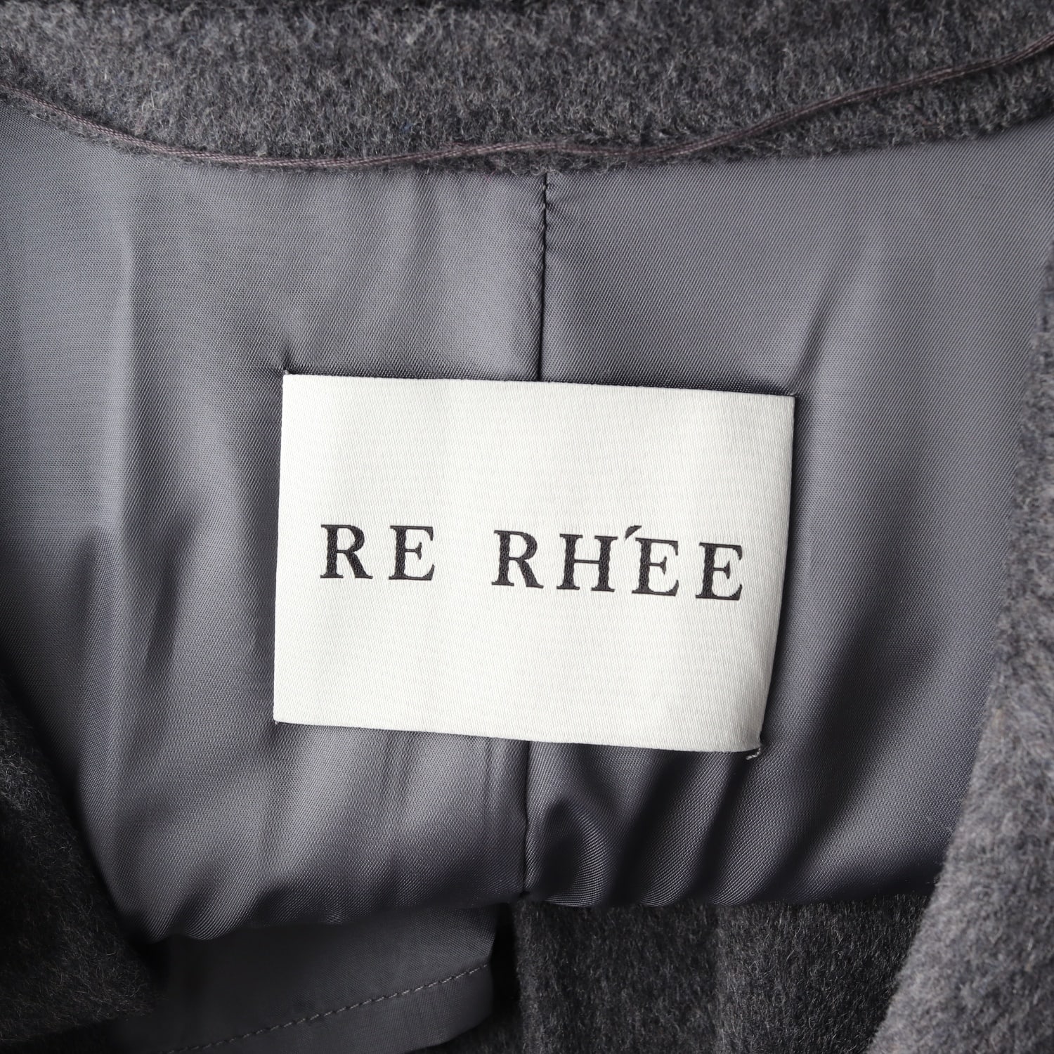 (새상품) 리이 RE RHEE 25FW 캐시미어 울 피크드 라펠 롱 코트  이미지 3