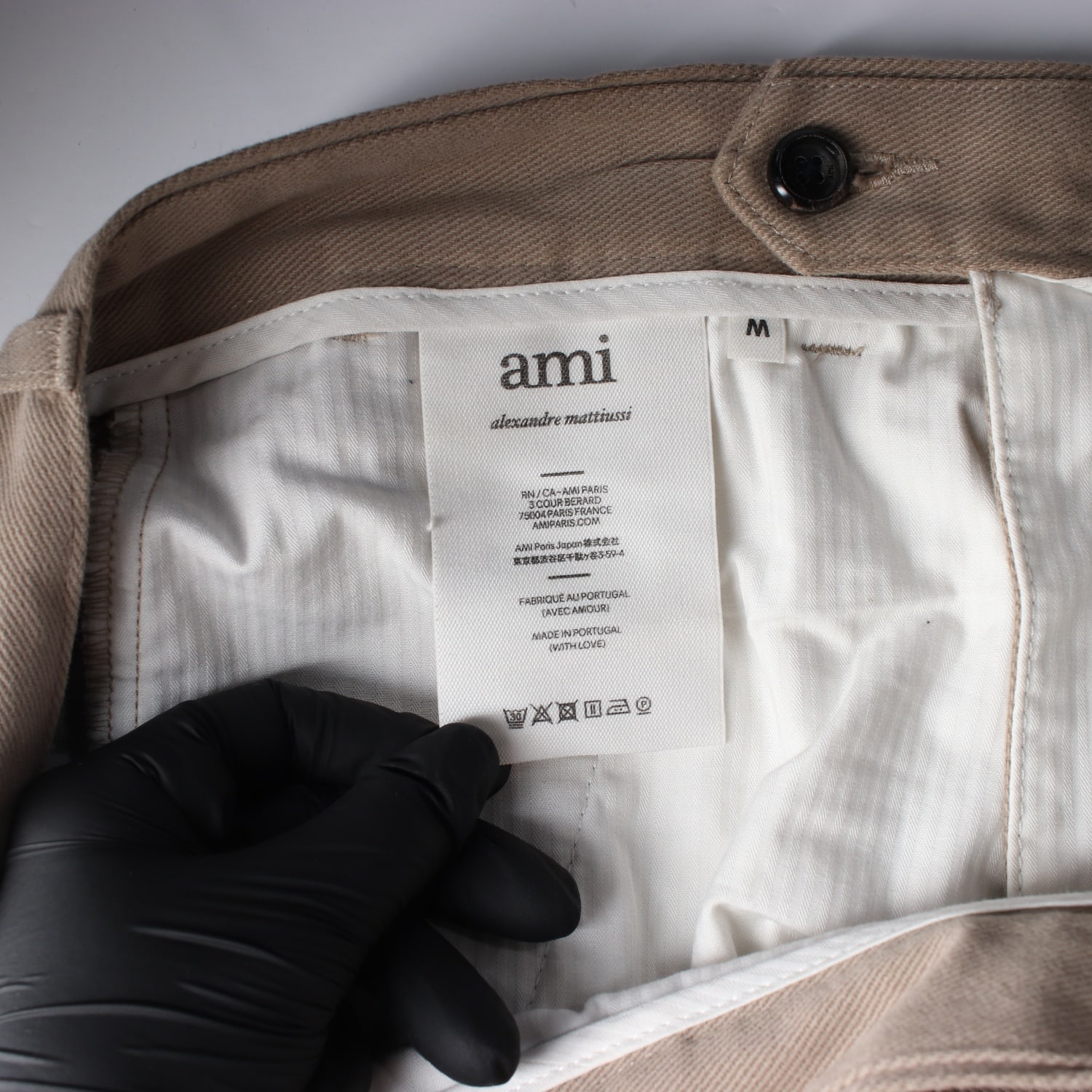 아미 ami 코튼 캐롯 롤업 치노 팬츠 이미지 7