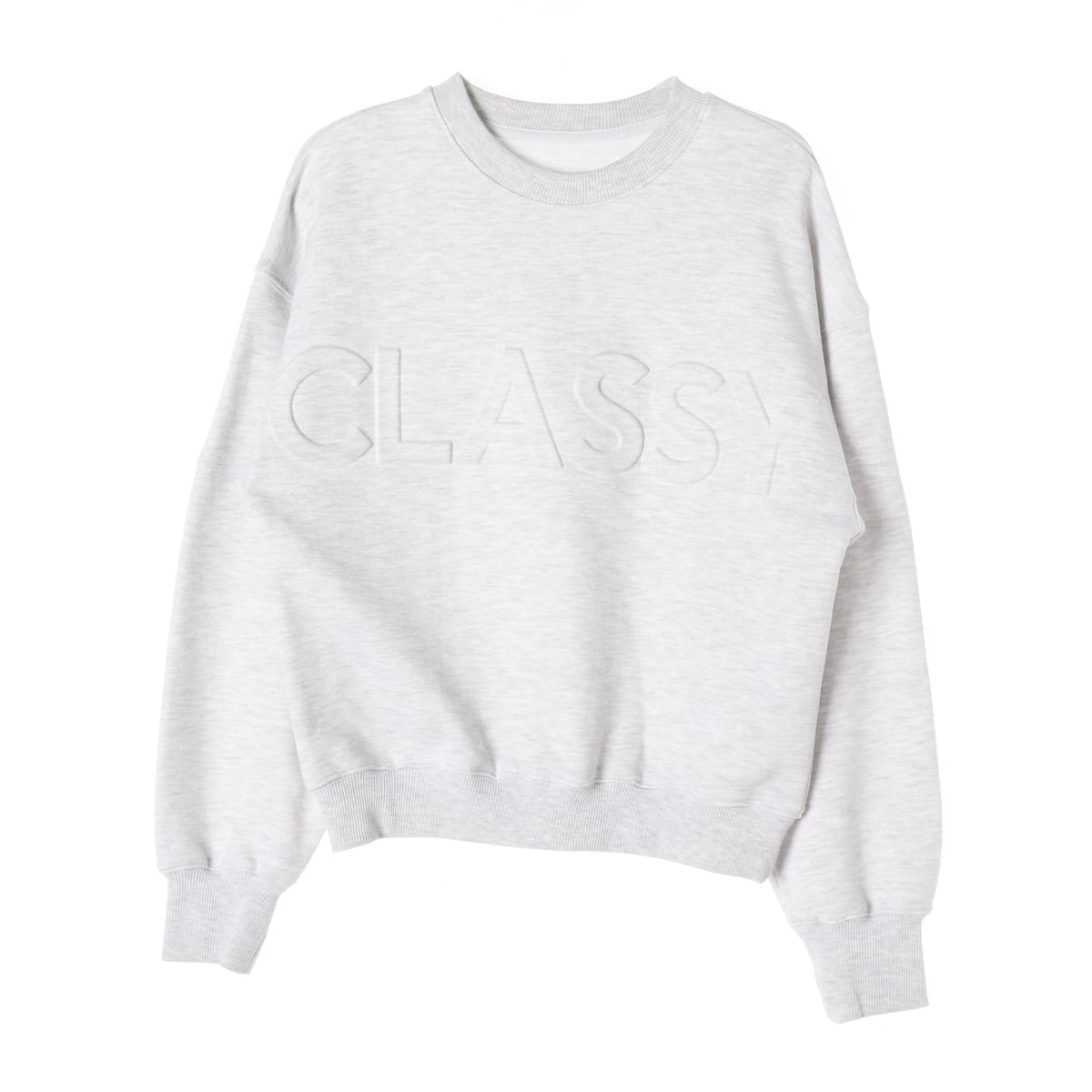 오르 Orr 24SS CLASSY 엠보 맨투맨 상세 이미지 1