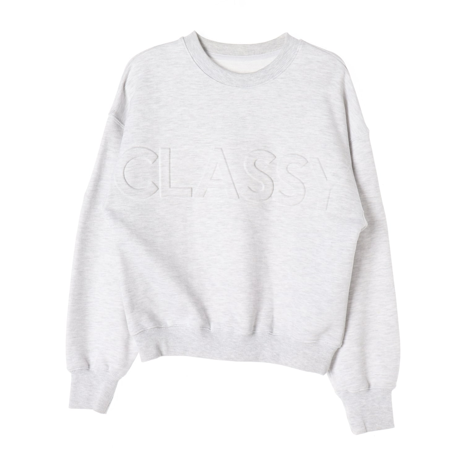오르 Orr 24SS CLASSY 엠보 맨투맨 이미지 1