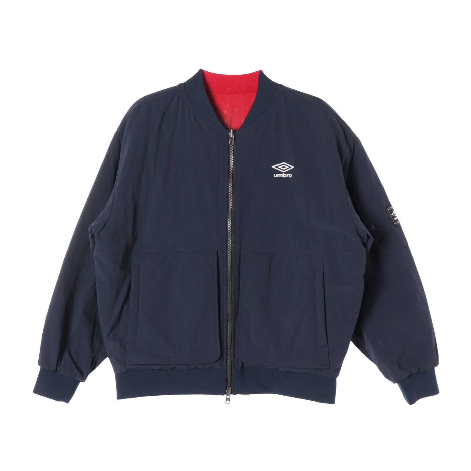 엄브로 24FW 리버서블 퀼팅 패딩 봄버 재킷 공용 이미지 1