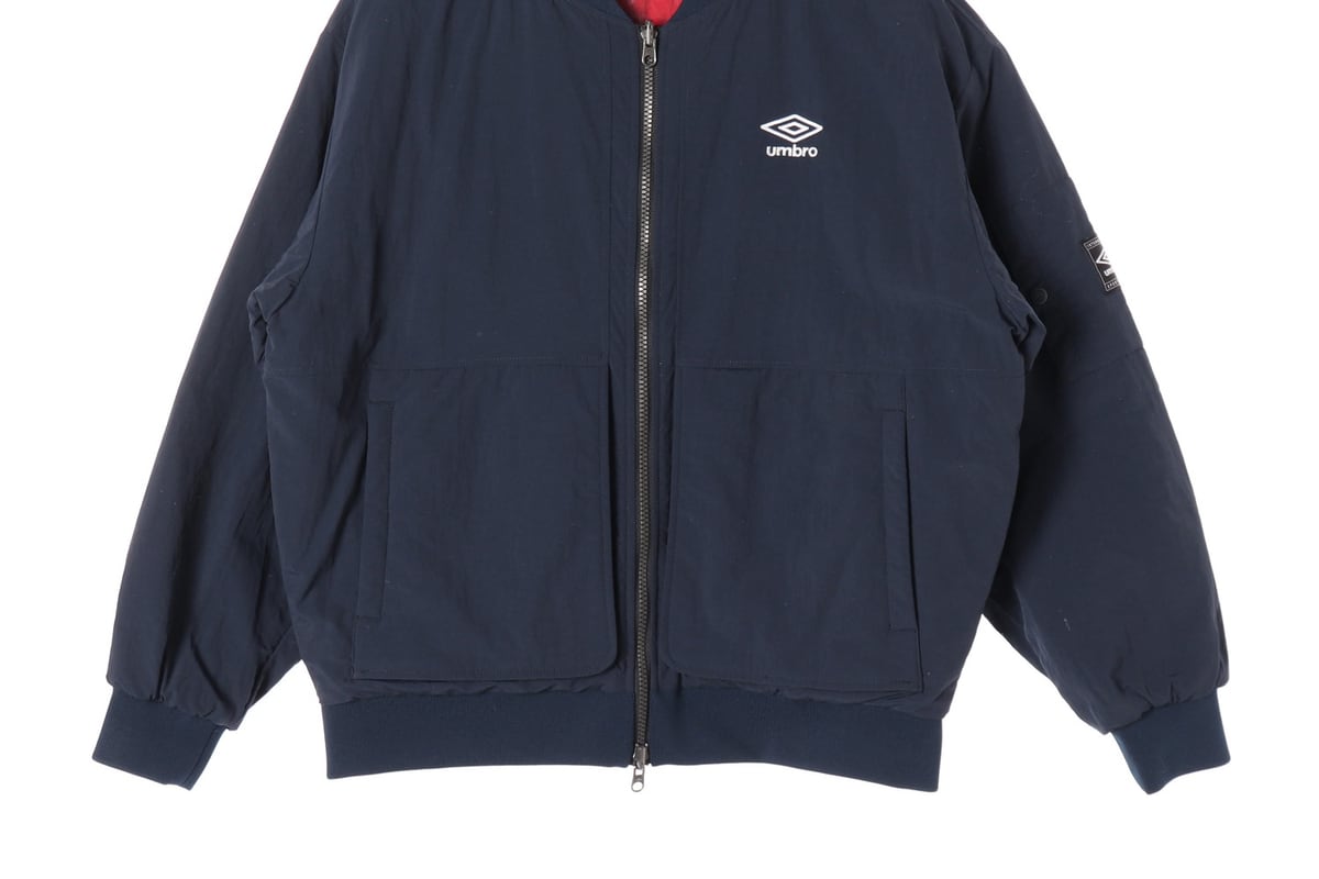 엄브로 24FW 리버서블 퀼팅 패딩 봄버 재킷 공용 상세 이미지 6