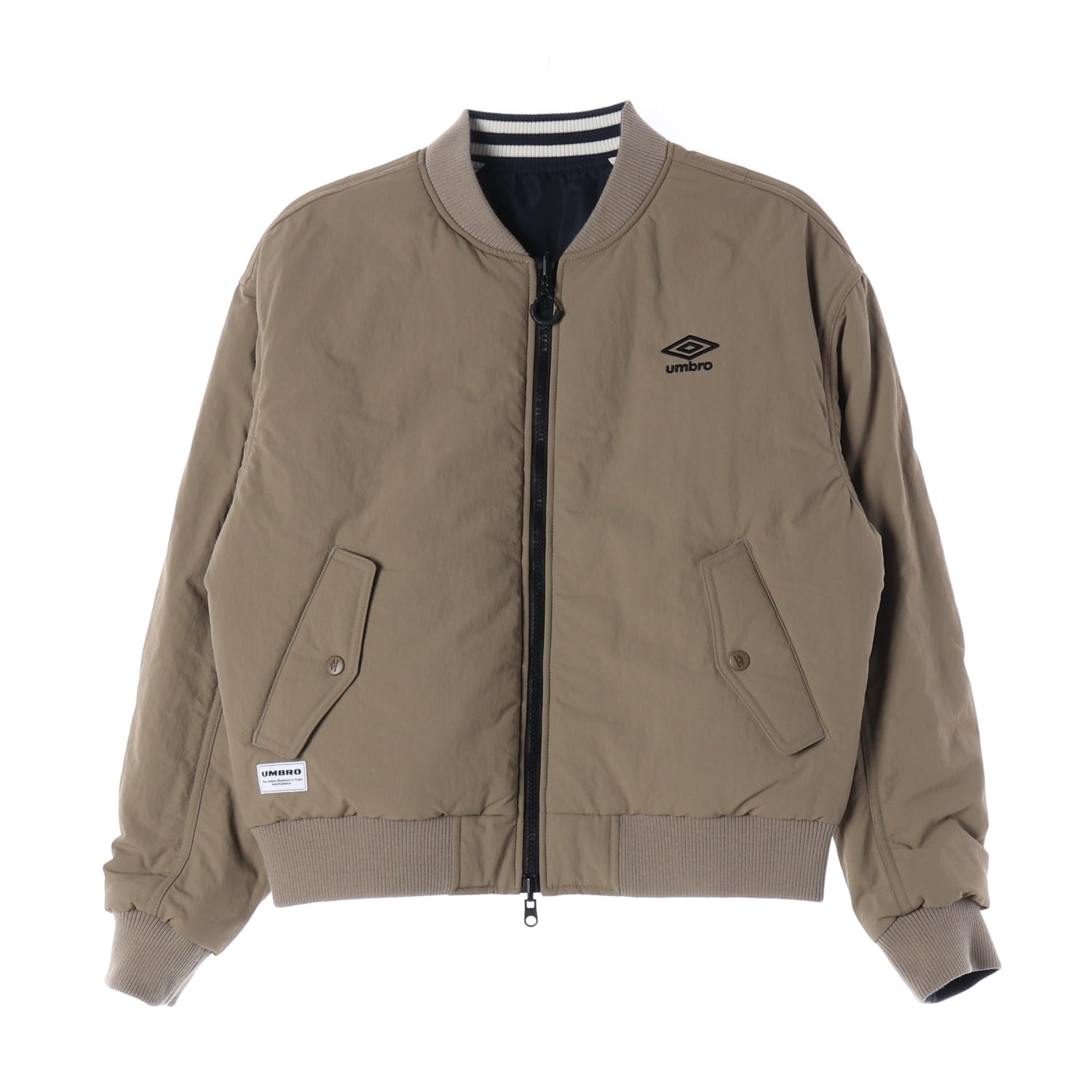 엄브로 23FW 리버서블 바시티 패딩 봄버 재킷 공용 이미지 3