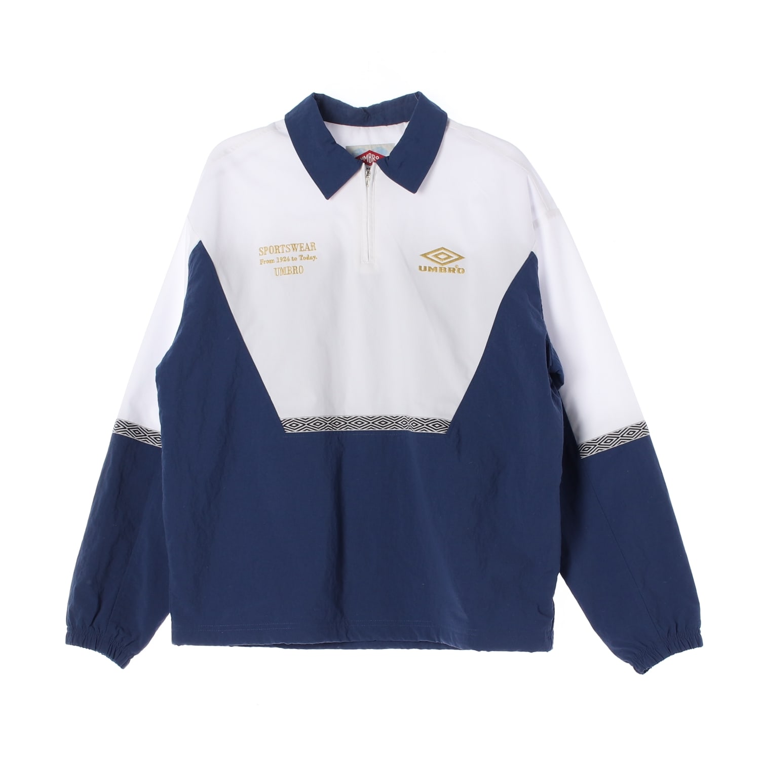 엄브로 24FW HBL OG 드릴탑 아노락 블루 공용 이미지 1