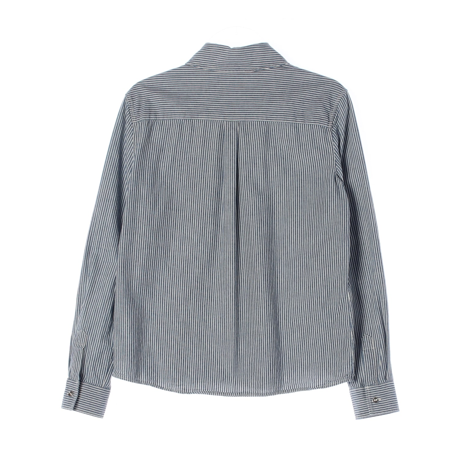 아페쎄 A.P.C. 스트라이프 코튼 포켓 셔츠 이미지 2