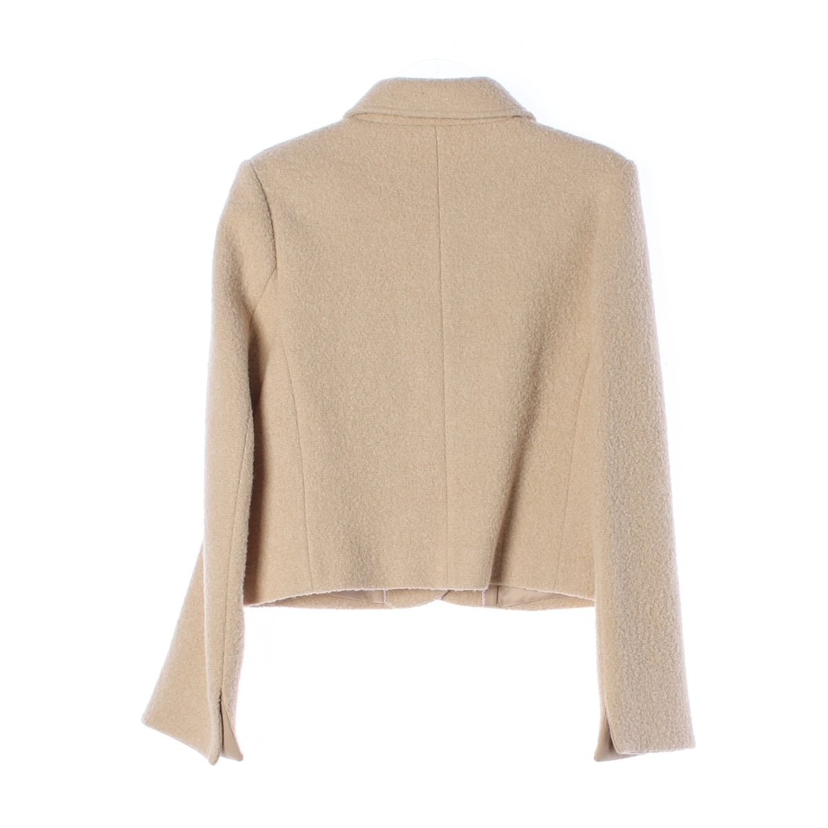 앤유 22FW 울 알파카 블렌드 크롭 부클 재킷 상세 이미지 2