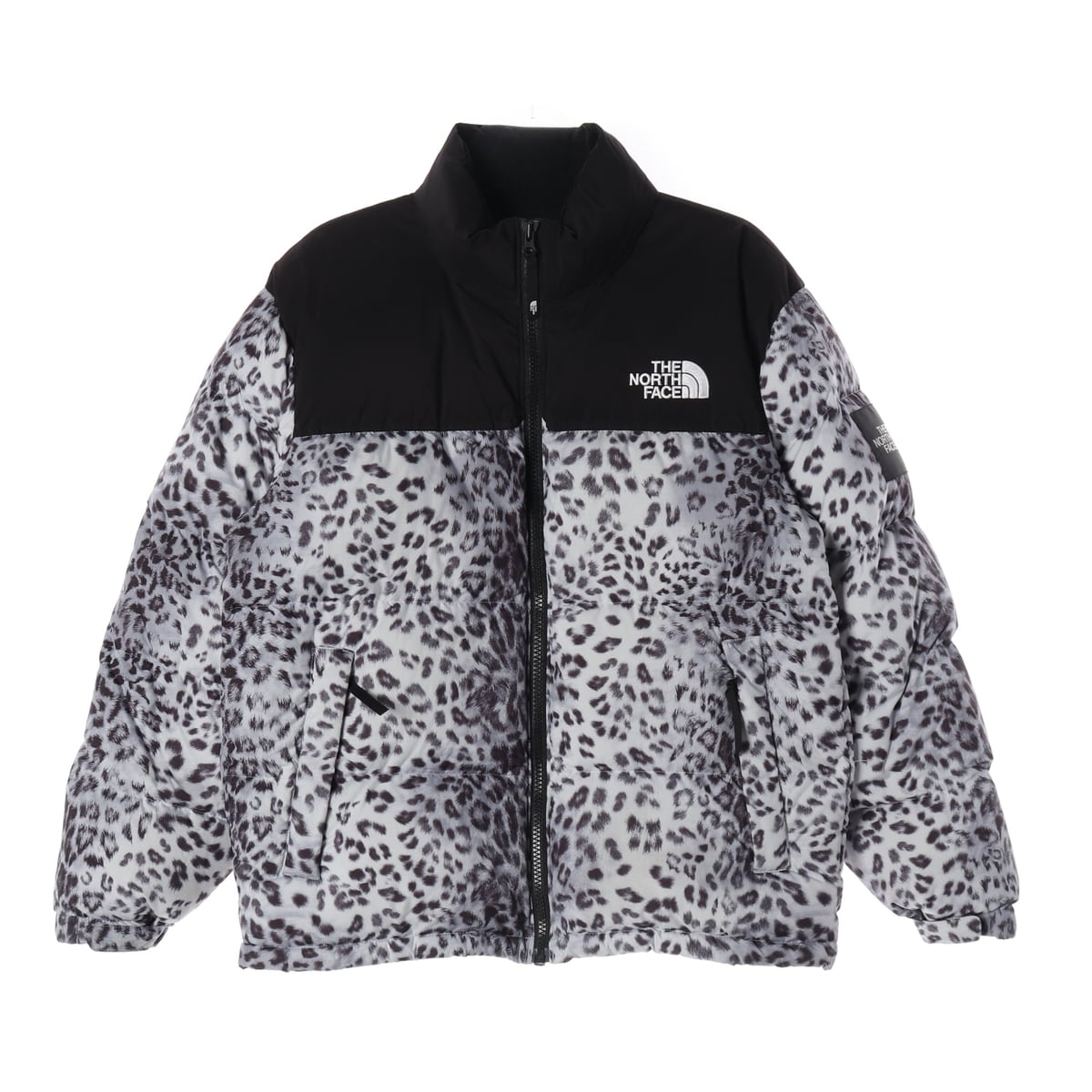 노스페이스 22FW 화이트 라벨 노벨티 눕시 다운 재킷 프린트 실버 상세 이미지 1