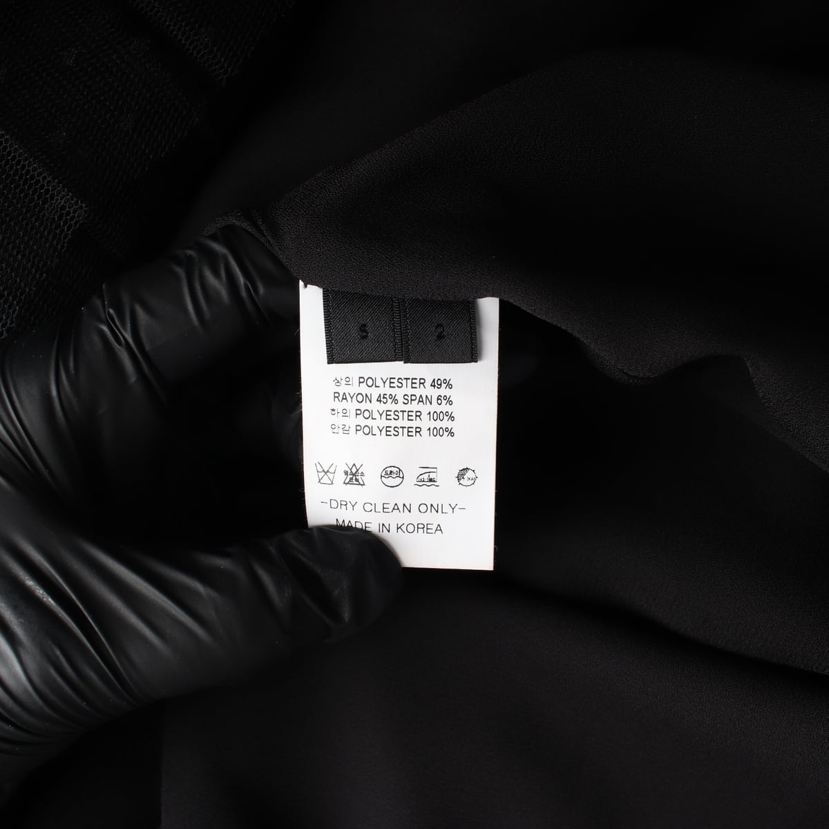 오르 ORR 플리츠 도트 롱 원피스 드레스 상세 이미지 4