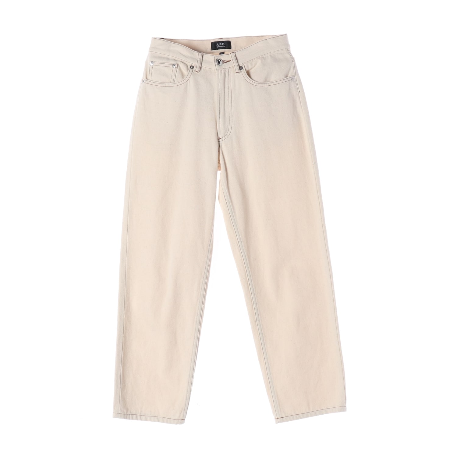 아페쎄 A.P.C. 22SS 마틴 리지드 하이라이즈 진 에크루 데님 팬츠 이미지 1