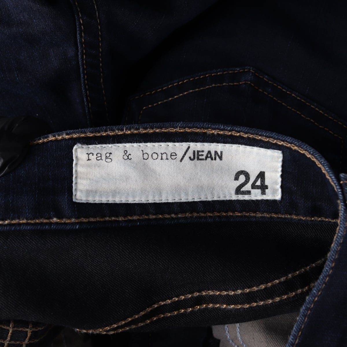 랙앤본 크롭 플레어 부츠컷 데님팬츠 상세 이미지 3