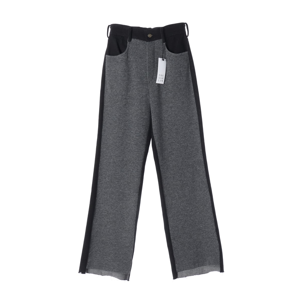(새상품) 더애쉴린 21FW RONIE HALF KNIT 와이드 데님 팬츠 상세 이미지 1