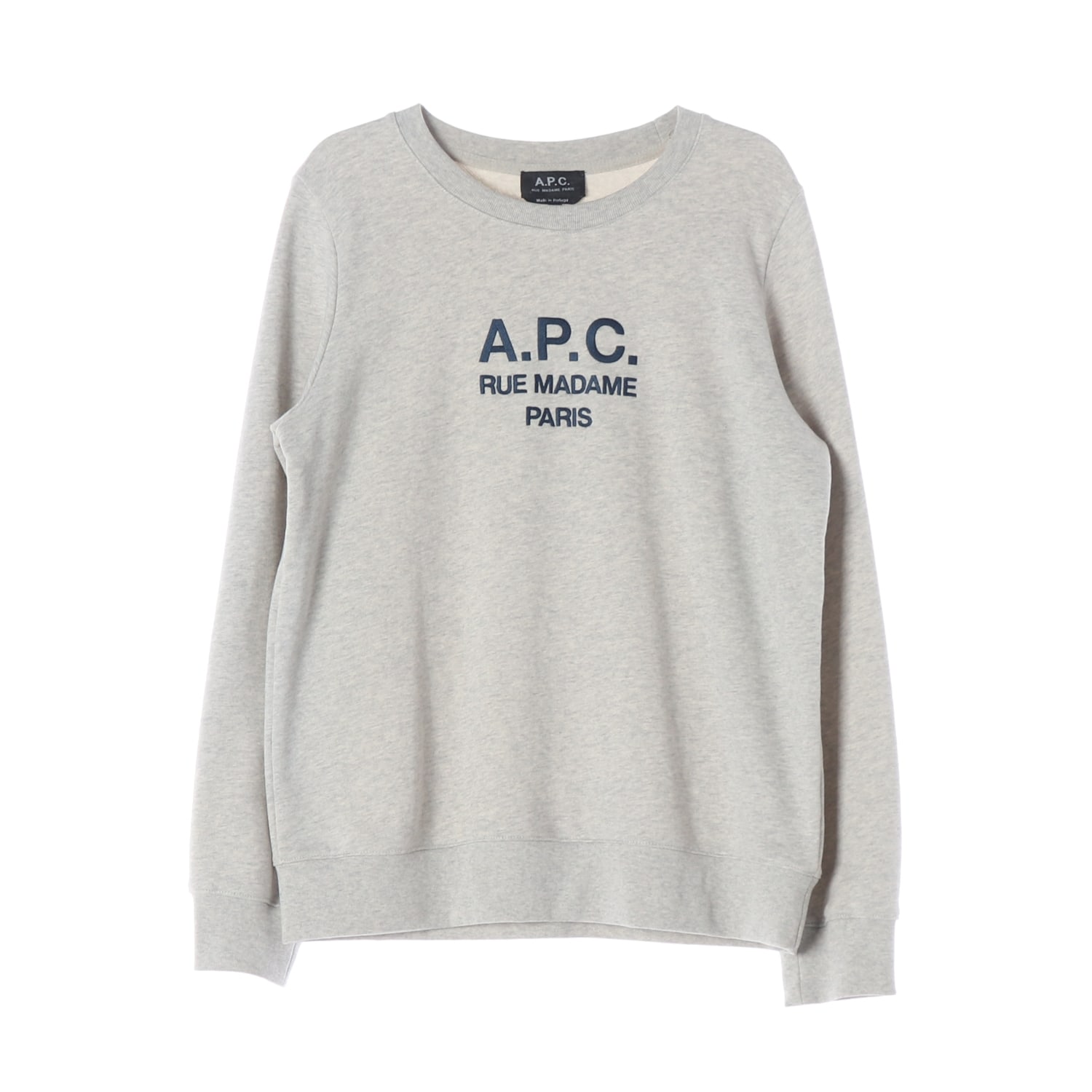 아페쎄 A.P.C.루 마담 로고 헤더드 에크루 여성 맨투맨 이미지 1