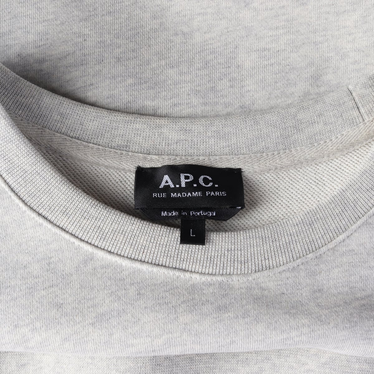 아페쎄 A.P.C.루 마담 로고 헤더드 에크루 여성 맨투맨 상세 이미지 3