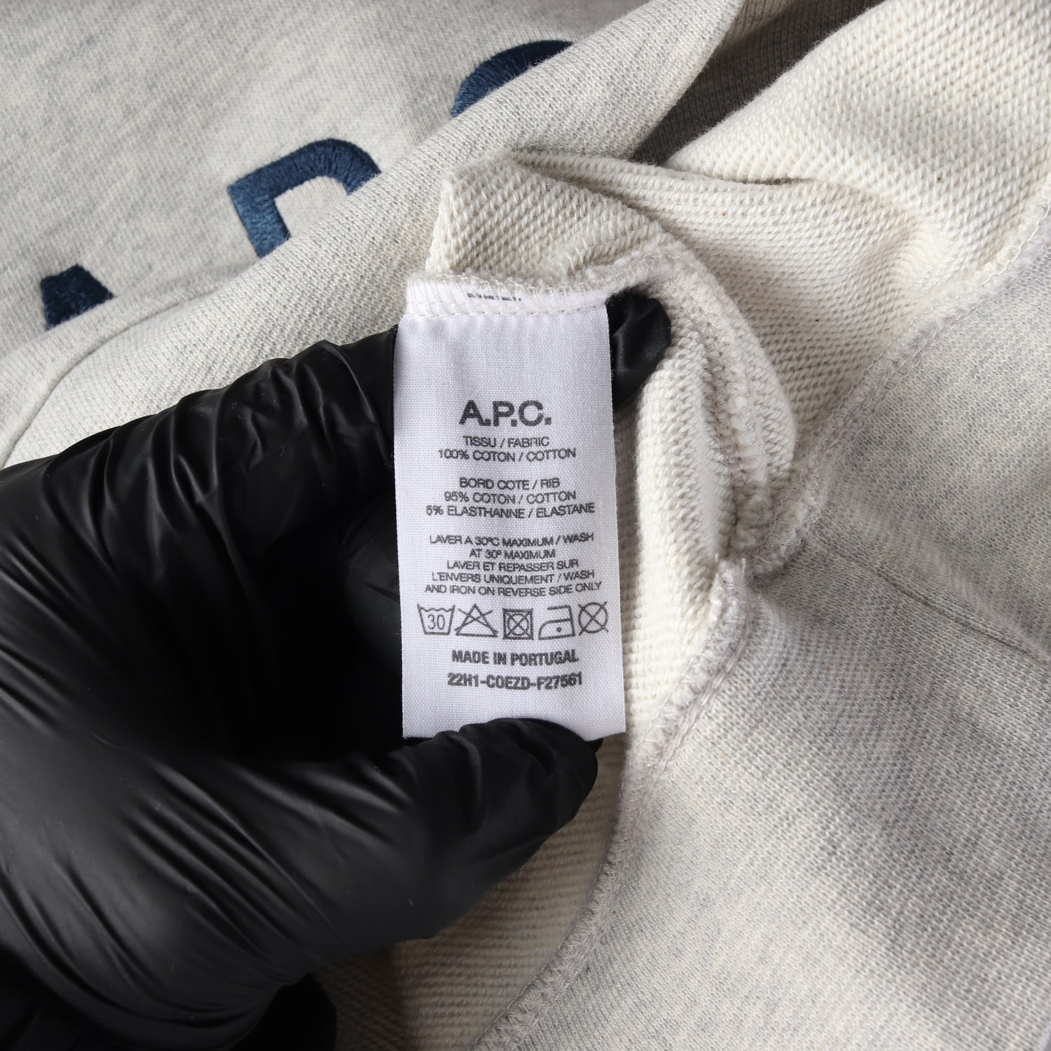 아페쎄 A.P.C.루 마담 로고 헤더드 에크루 여성 맨투맨 이미지 4