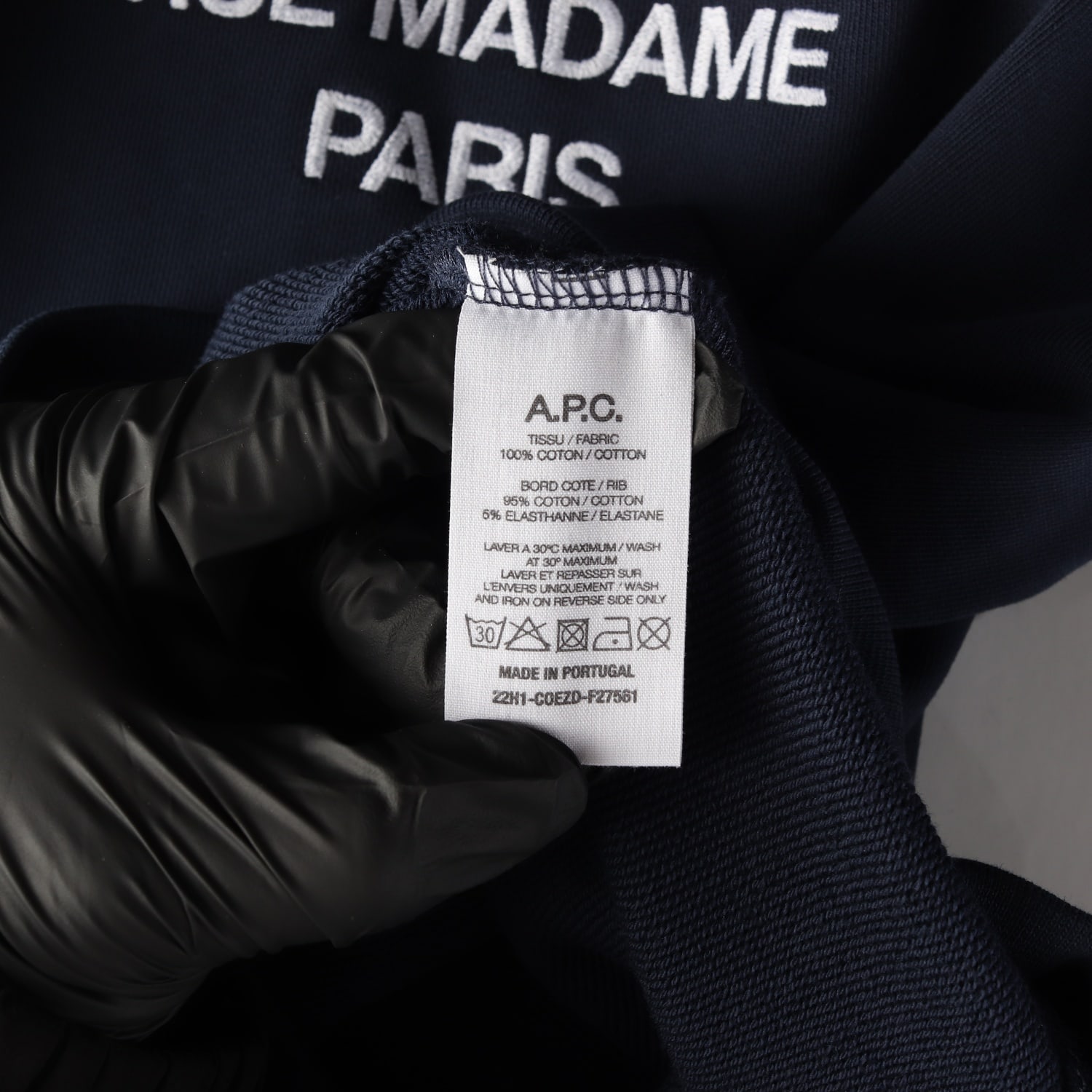 아페쎄 A.P.C. 우먼스 티나 네이비 맨투맨 이미지 4