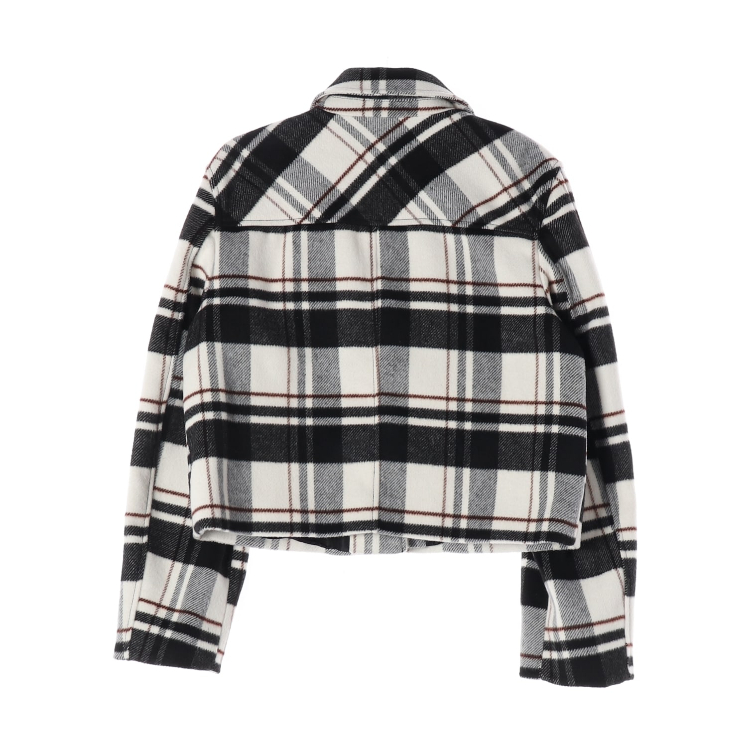 (새상품) 자라 ZARA 패치 포켓 체크 재킷 이미지 2