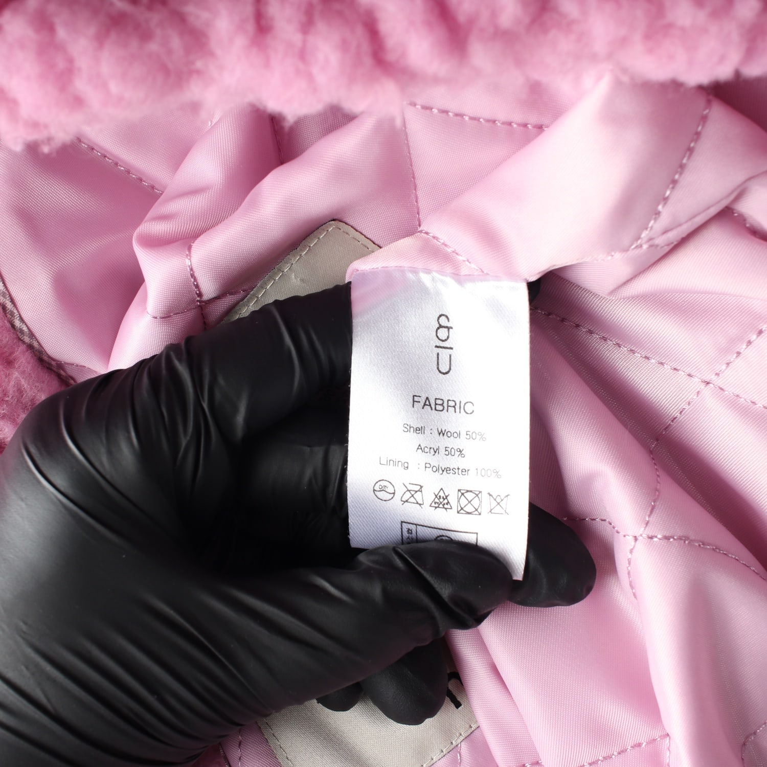 앤유 22FW 브릭스톤 에코 시어링 울 하프 코트 이미지 5