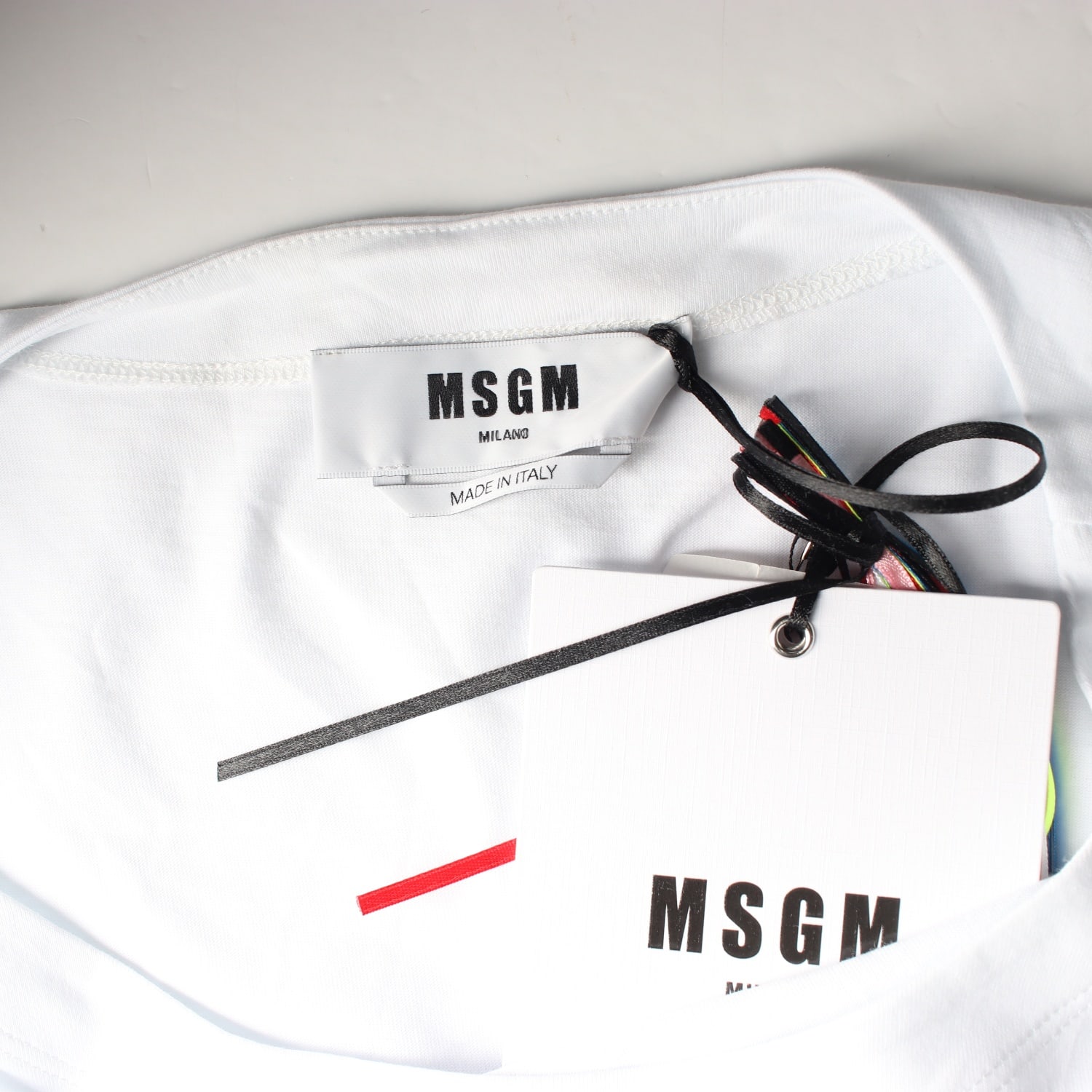 (새상품) 엠에스지엠 MSGM 22SS 로고 크롭 반팔 티셔츠 이미지 3