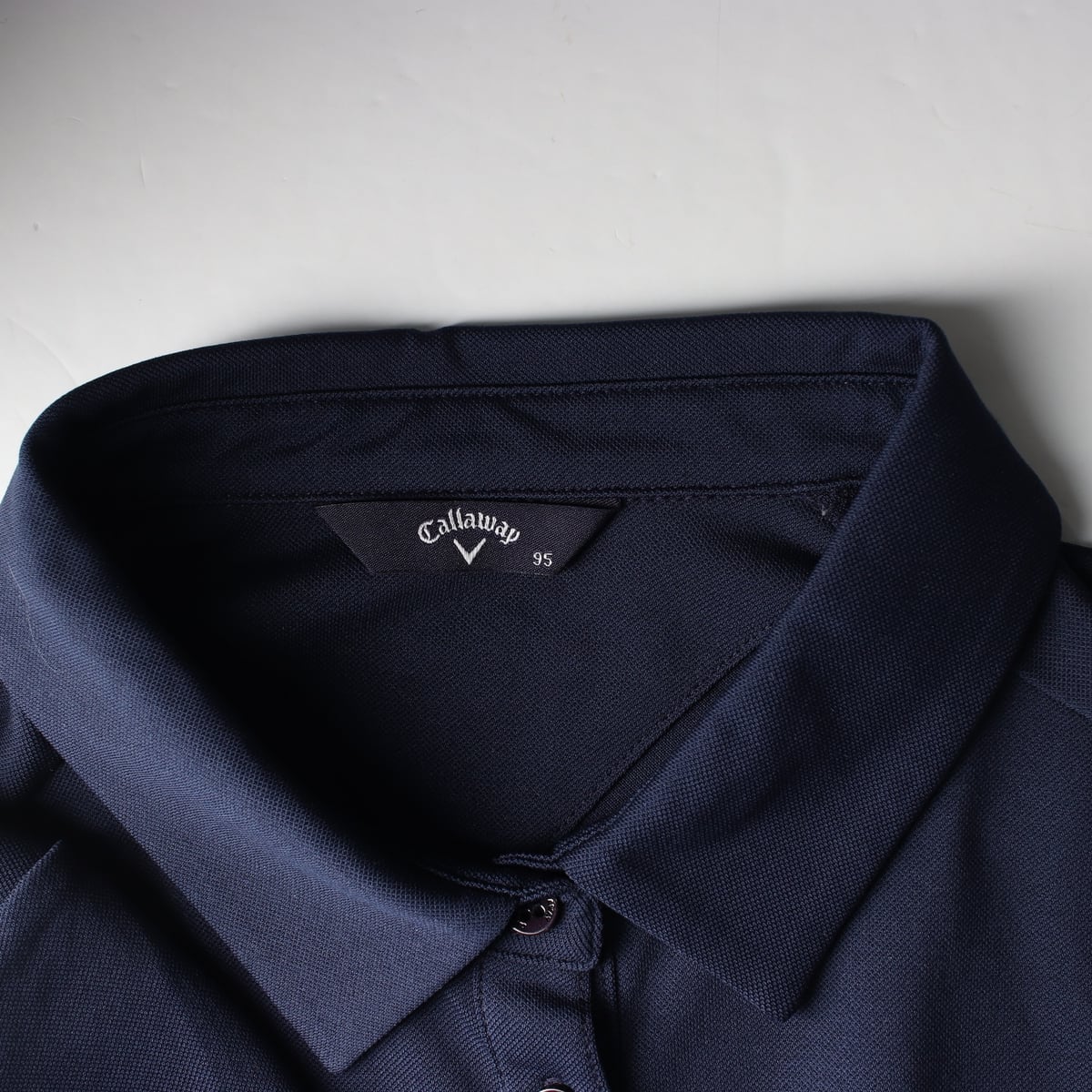 캘러웨이 하프집업 로고 슬림핏 반팔 카라티 골프 폴로 티셔츠 상세 이미지 3