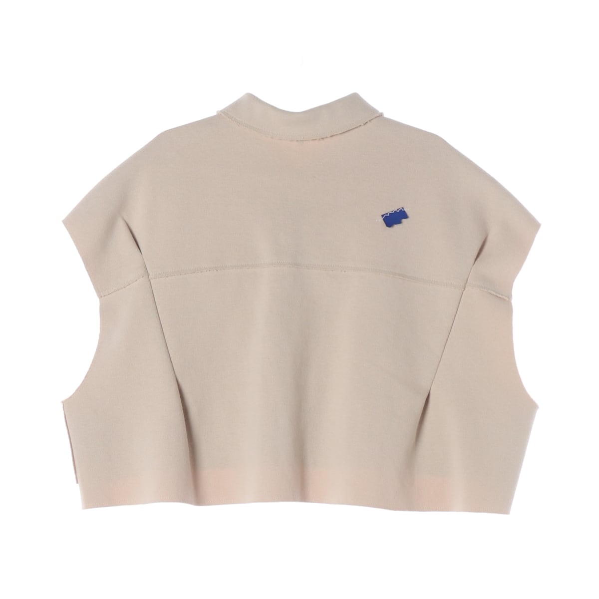 아더에러 21FW 베이지 크롭 폴로 슬리브리스 티셔츠 상세 이미지 2