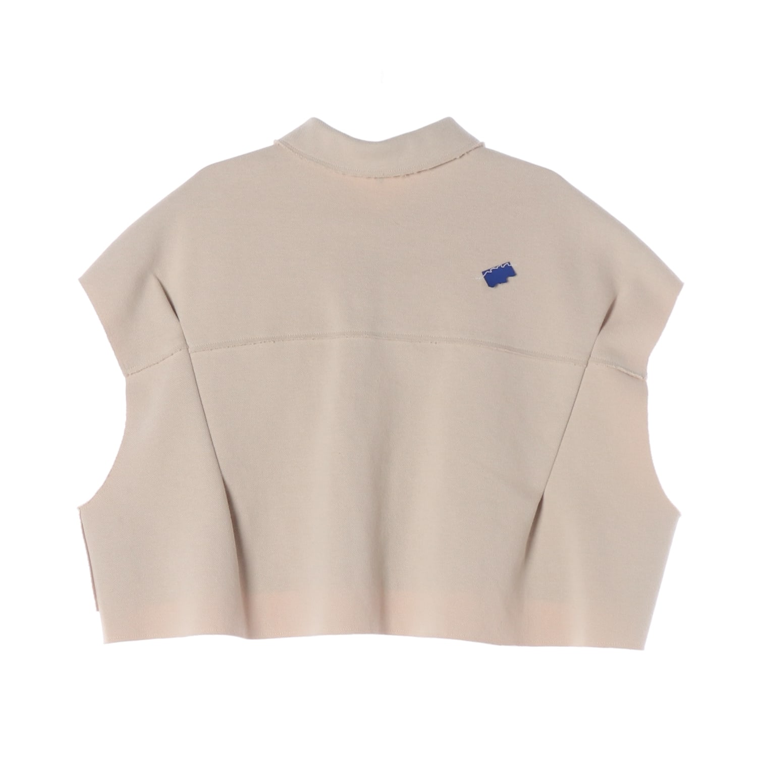 아더에러 21FW 베이지 크롭 폴로 슬리브리스 티셔츠 이미지 2