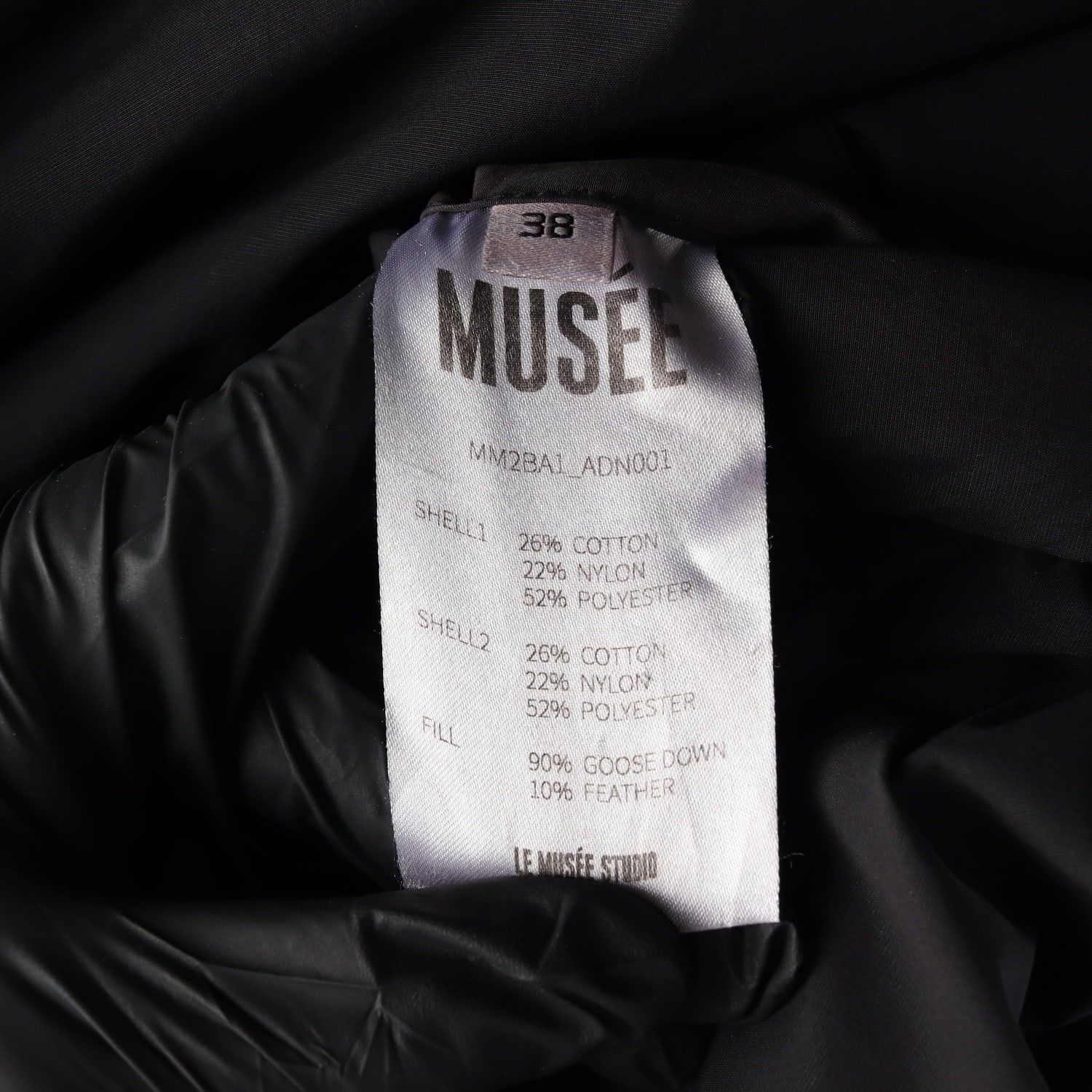 뮤제 MUSEE 구스다운 후드 숏 패딩 푸퍼 점퍼 이미지 5