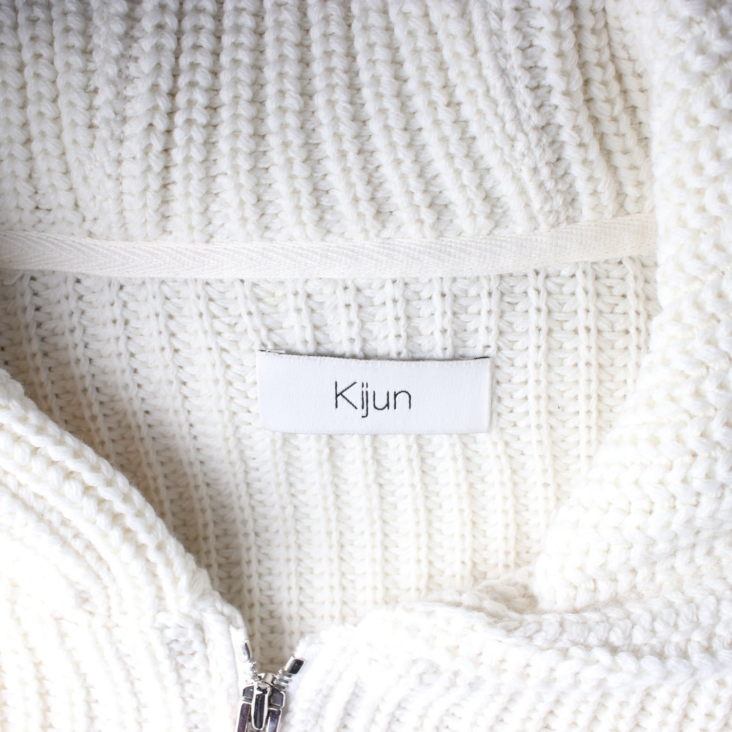 기준 Kijun 23FW 크로셰 니트 후드집업 가디건 재킷 이미지 3
