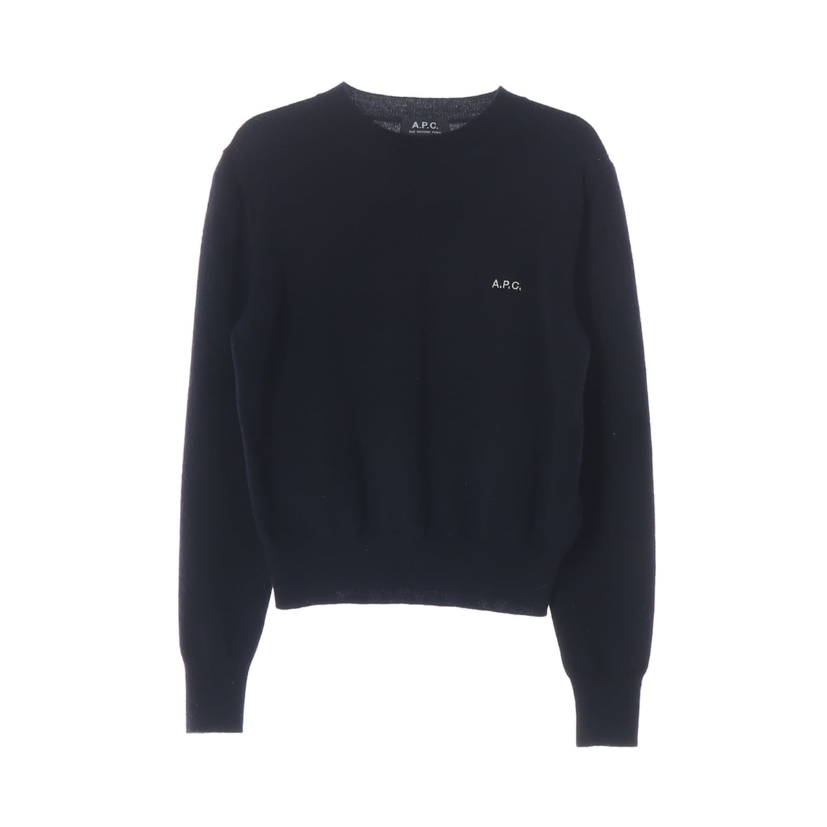 아페쎄 21FW Tasmania JUMPER 네이비 크롭 니트 상세 이미지 1