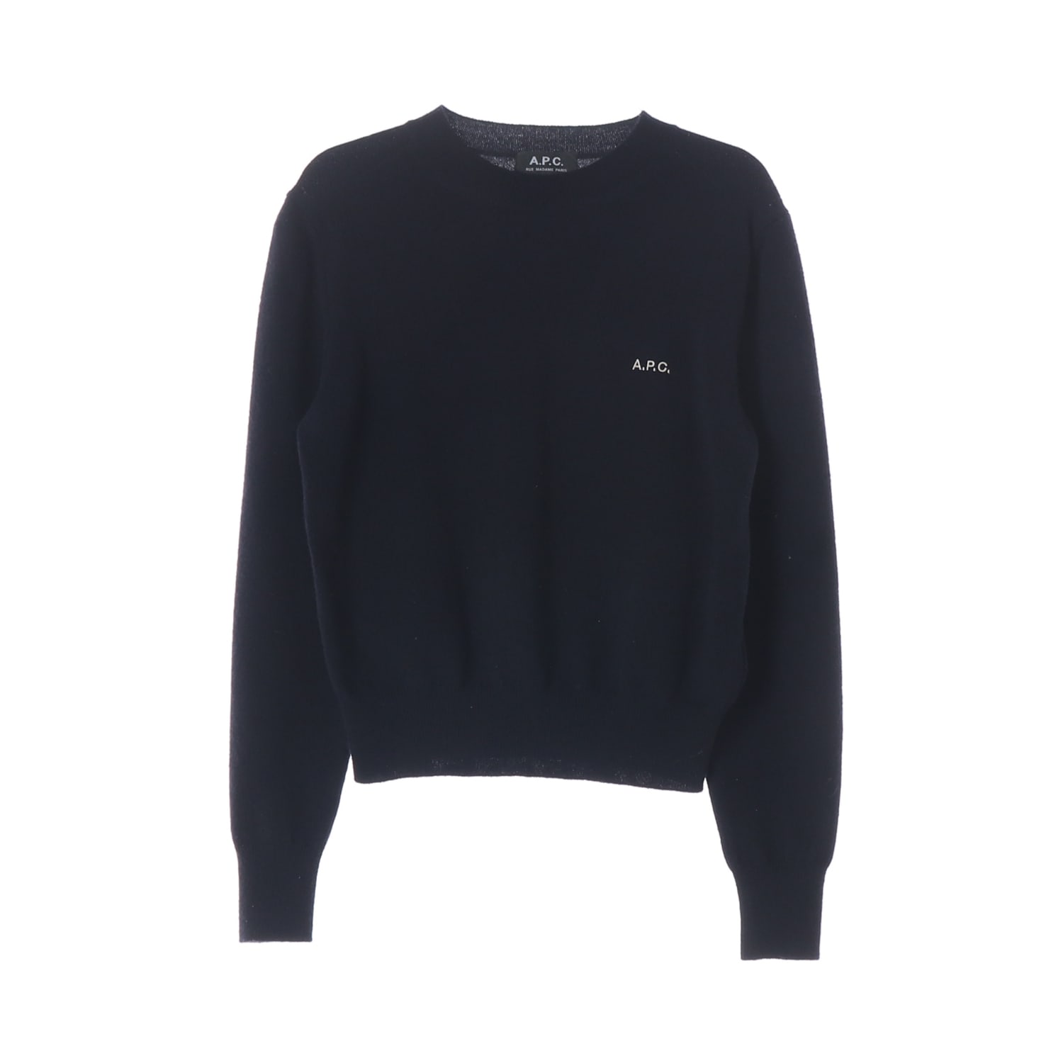 아페쎄 21FW Tasmania JUMPER 네이비 크롭 니트 이미지 1
