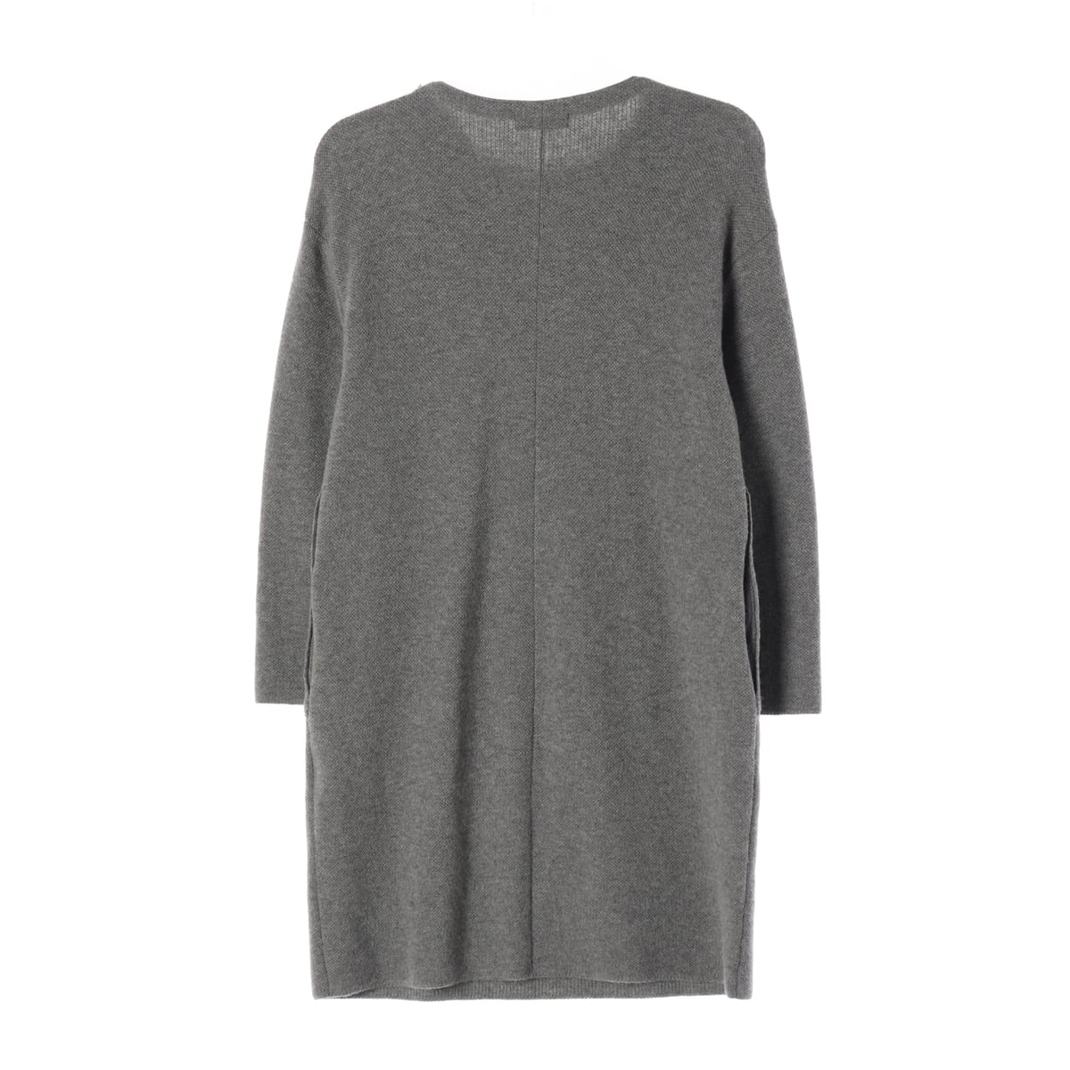 에스제이에스제이 SJSJ 울100% V 트리닝 라운드 니트 원피스 상세 이미지 2