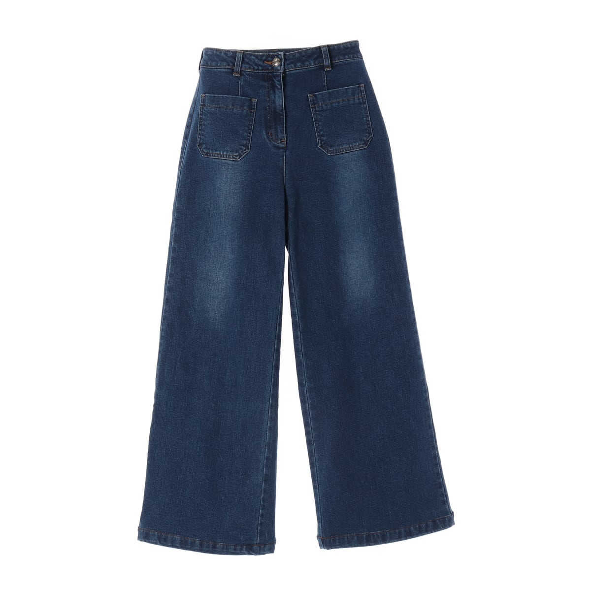 주크 22FW 와이드핏 면 데님팬츠 전면 포켓 청바지 상세 이미지 1