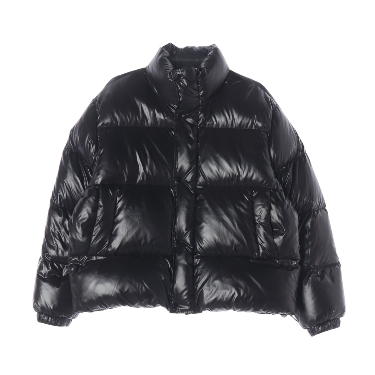 플랙 22FW 샤이니 오버핏 오리털 숏 패딩 상세 이미지 1