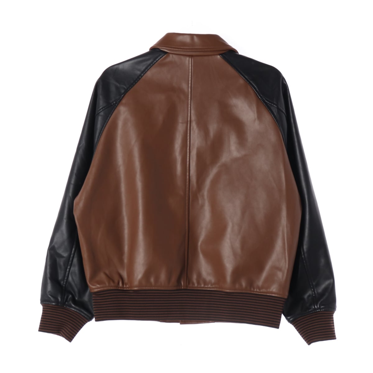 파르티멘토 22FW 래글런 바시티 자켓 브라운 상세 이미지 3