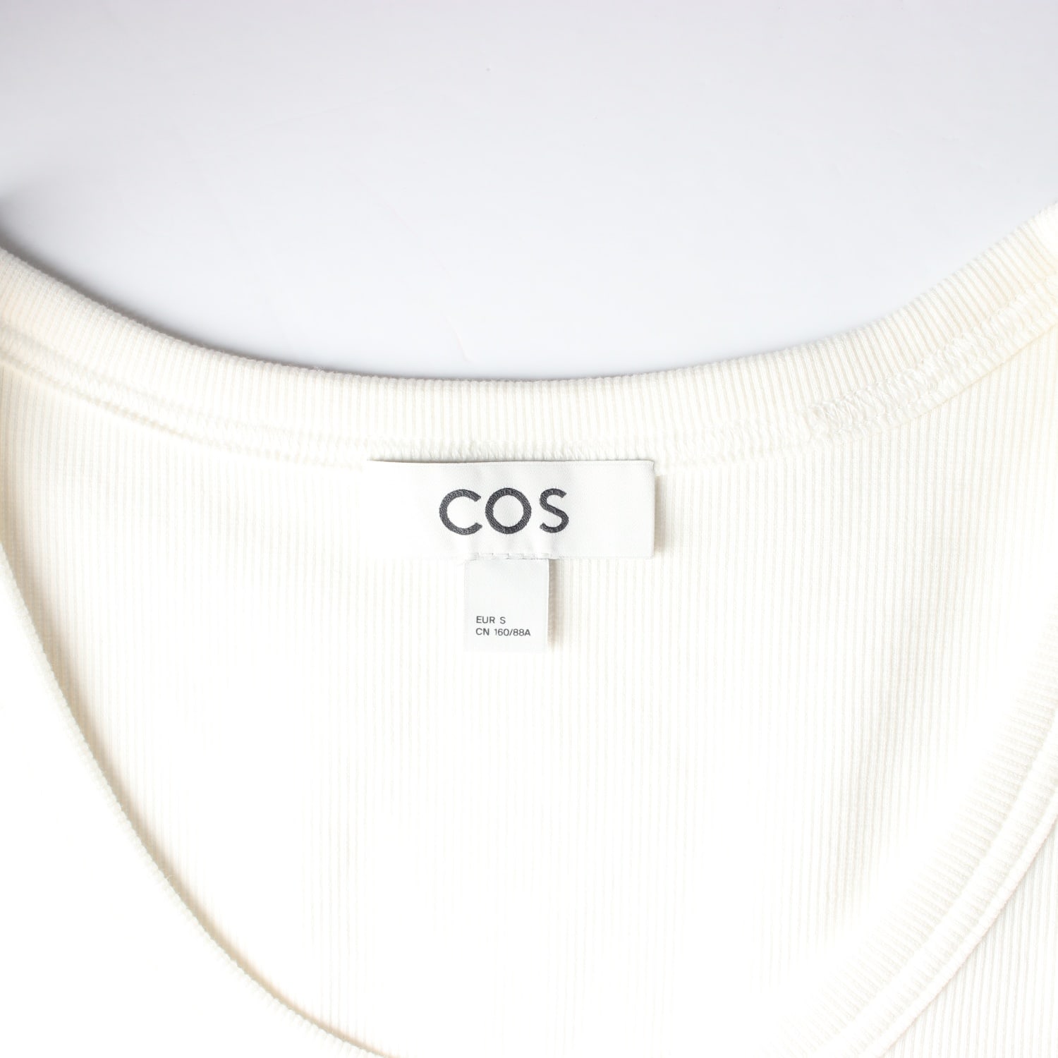 코스 슬리브리스 면 혼방 탑 이미지 3