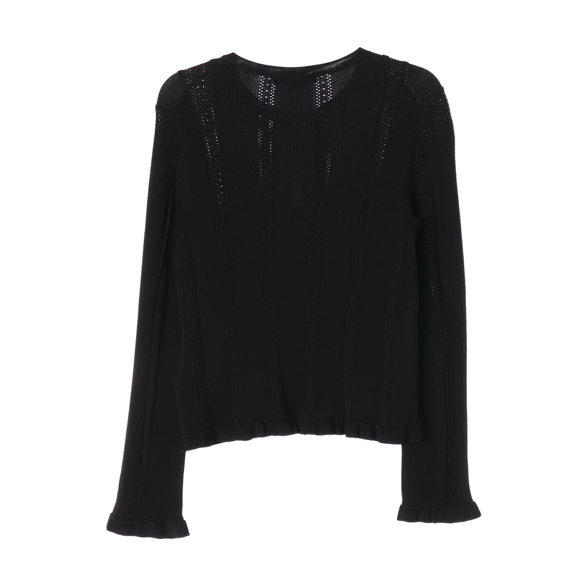(새상품) 마쥬 24SS 2in1 클로버 클립 오픈 워크 탱크탑 가디건 상세 이미지 2