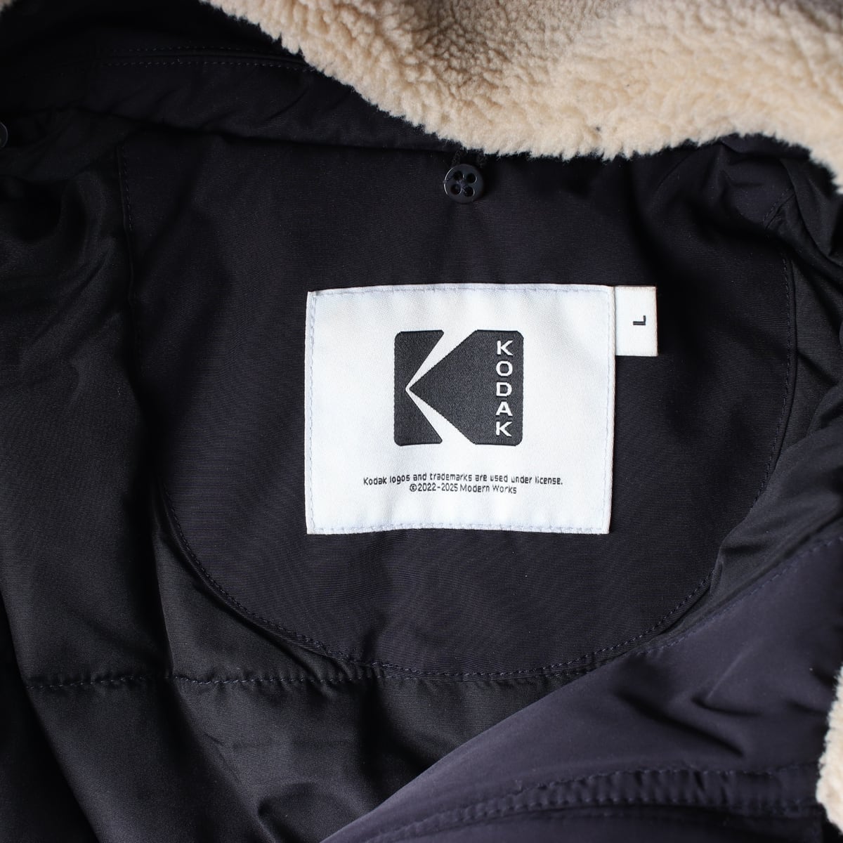 코닥 23FW 에센셜 플리스 카라형 경량 패딩 재킷 공용 L 상세 이미지 4