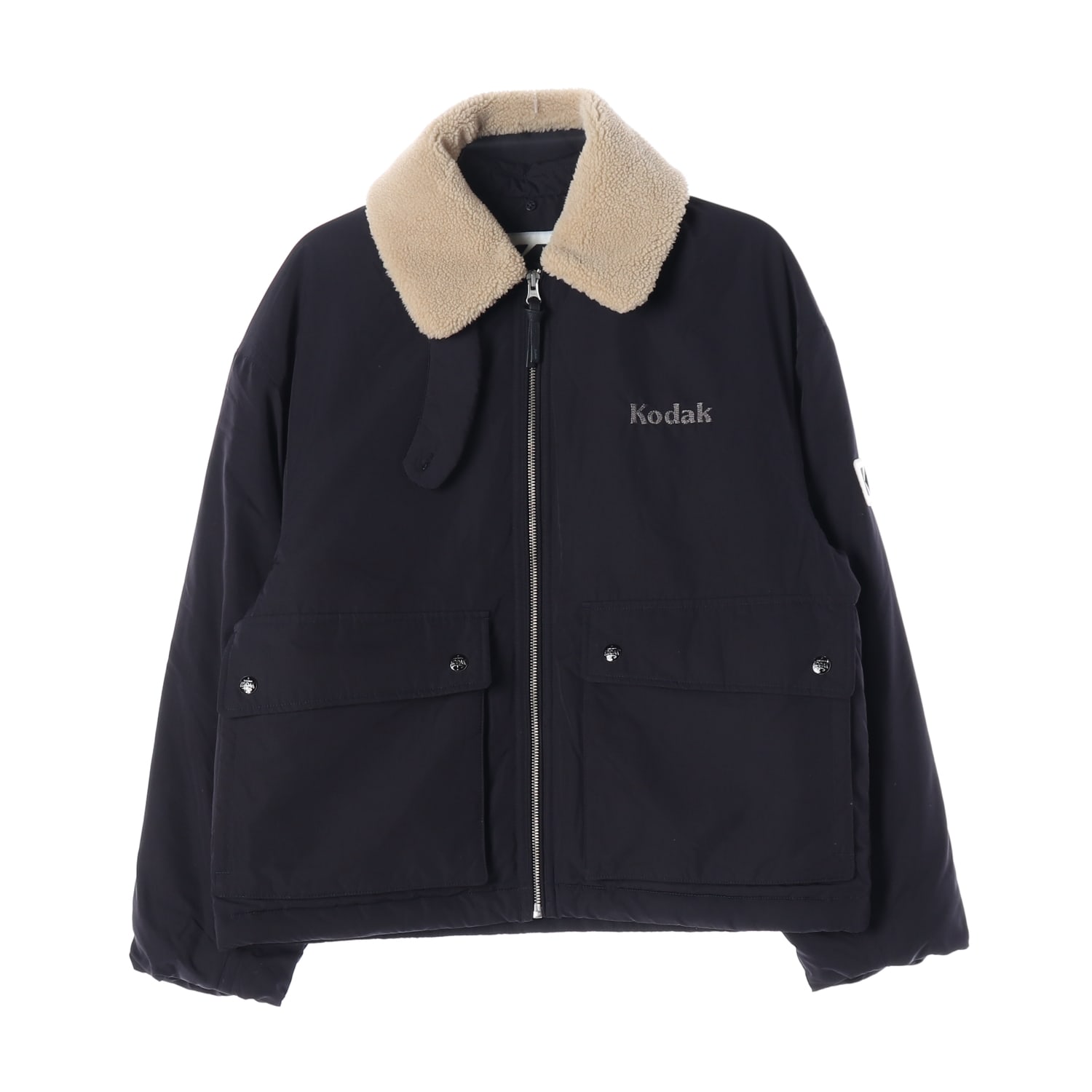 코닥 23FW 에센셜 플리스 카라형 경량 패딩 재킷 공용 XS 이미지 1