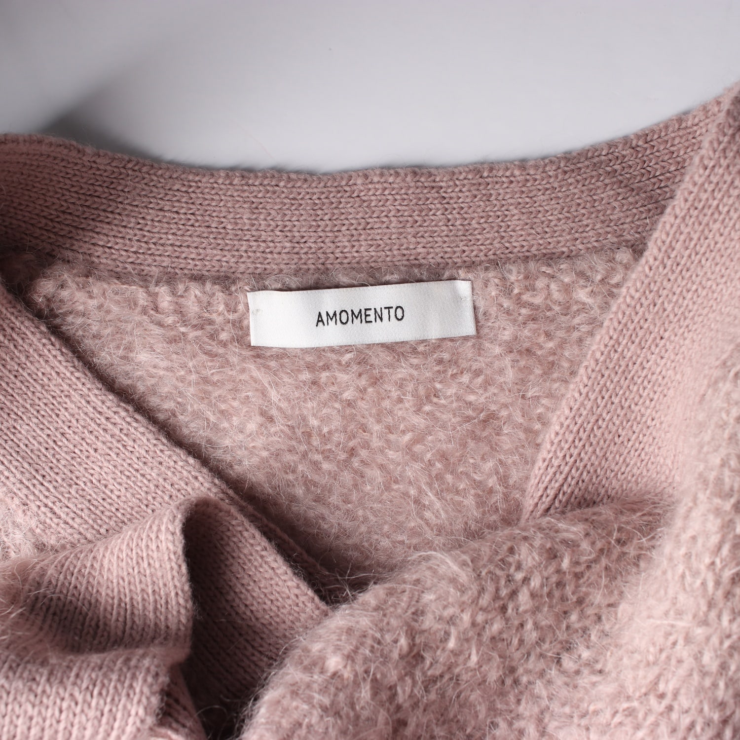 아모멘토 22FW 모헤어 그랜마 가디건 이미지 3