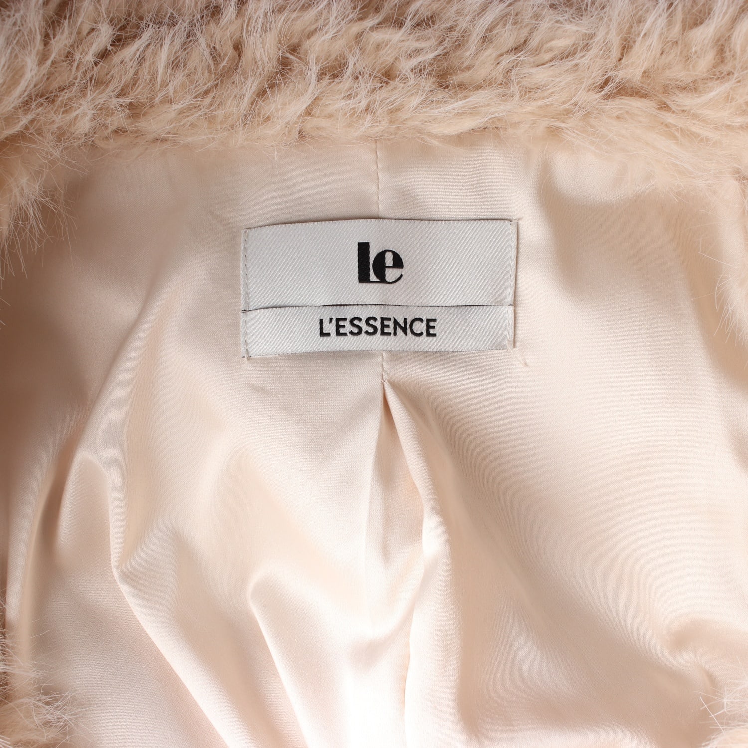 르 Le 25FW 빈티지 퍼 하프 코트 재킷 베이지 이미지 4